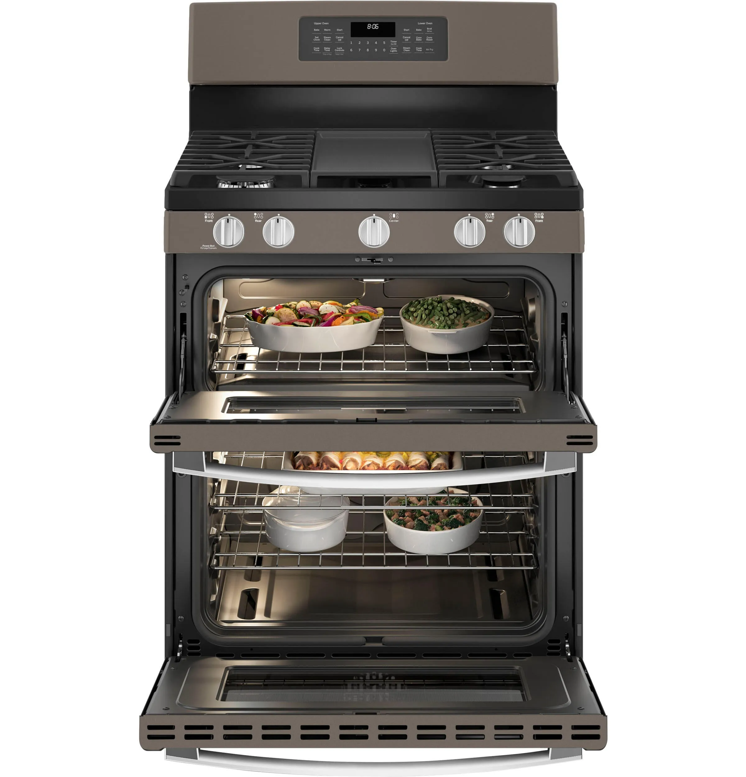 Ge Appliances JGBS86EPES Ge 30 Free-Standing Gas Double Oven Convection Range