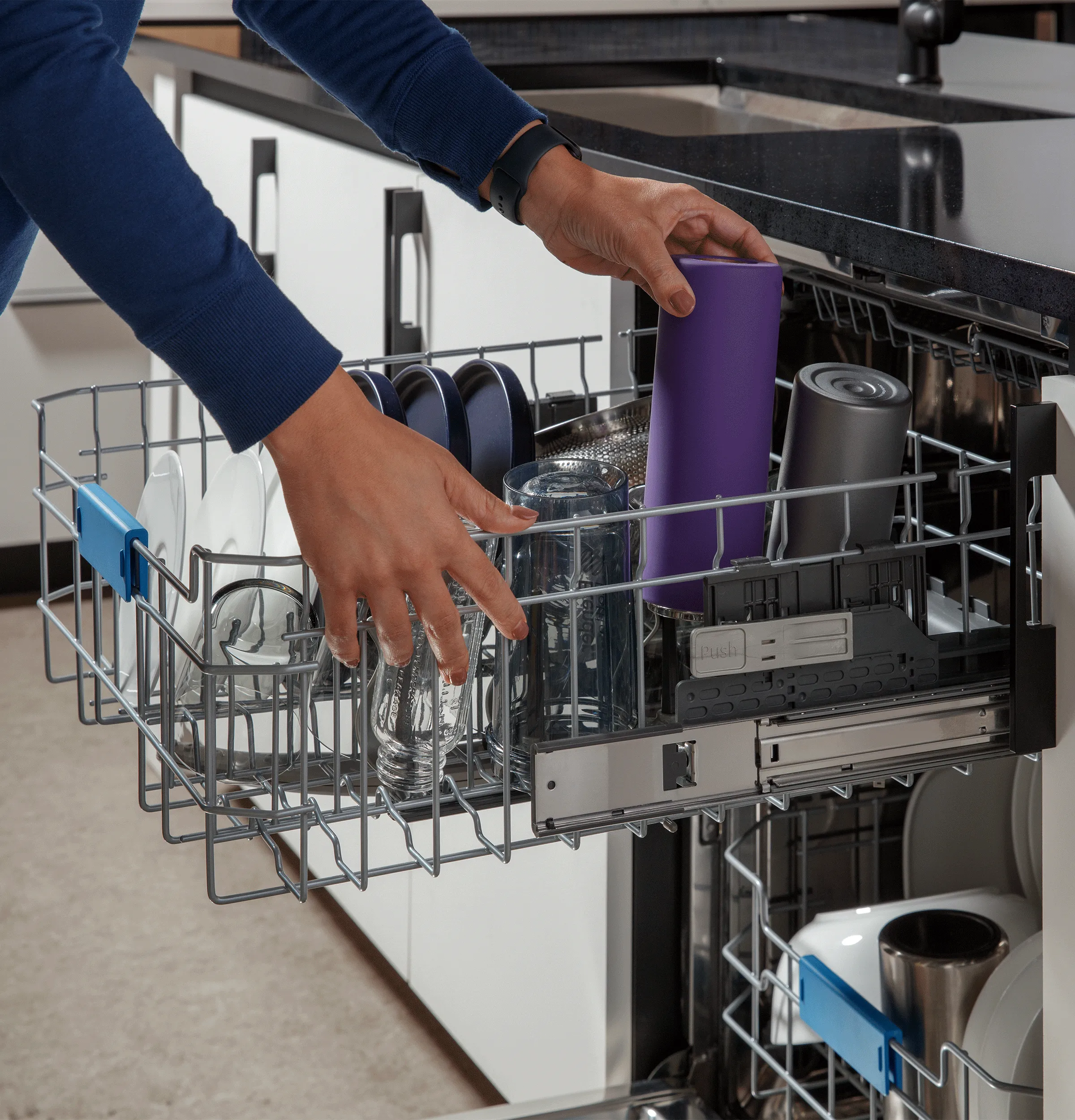Ge Appliances PDP755SBVTS Ge Profile&#8482; Energy Star Smart Ultrafresh System Dishwasher With Microban&#8482; Antimicrobial Technology With Deep Clean Washing 3Rd Rack. 42 Dba