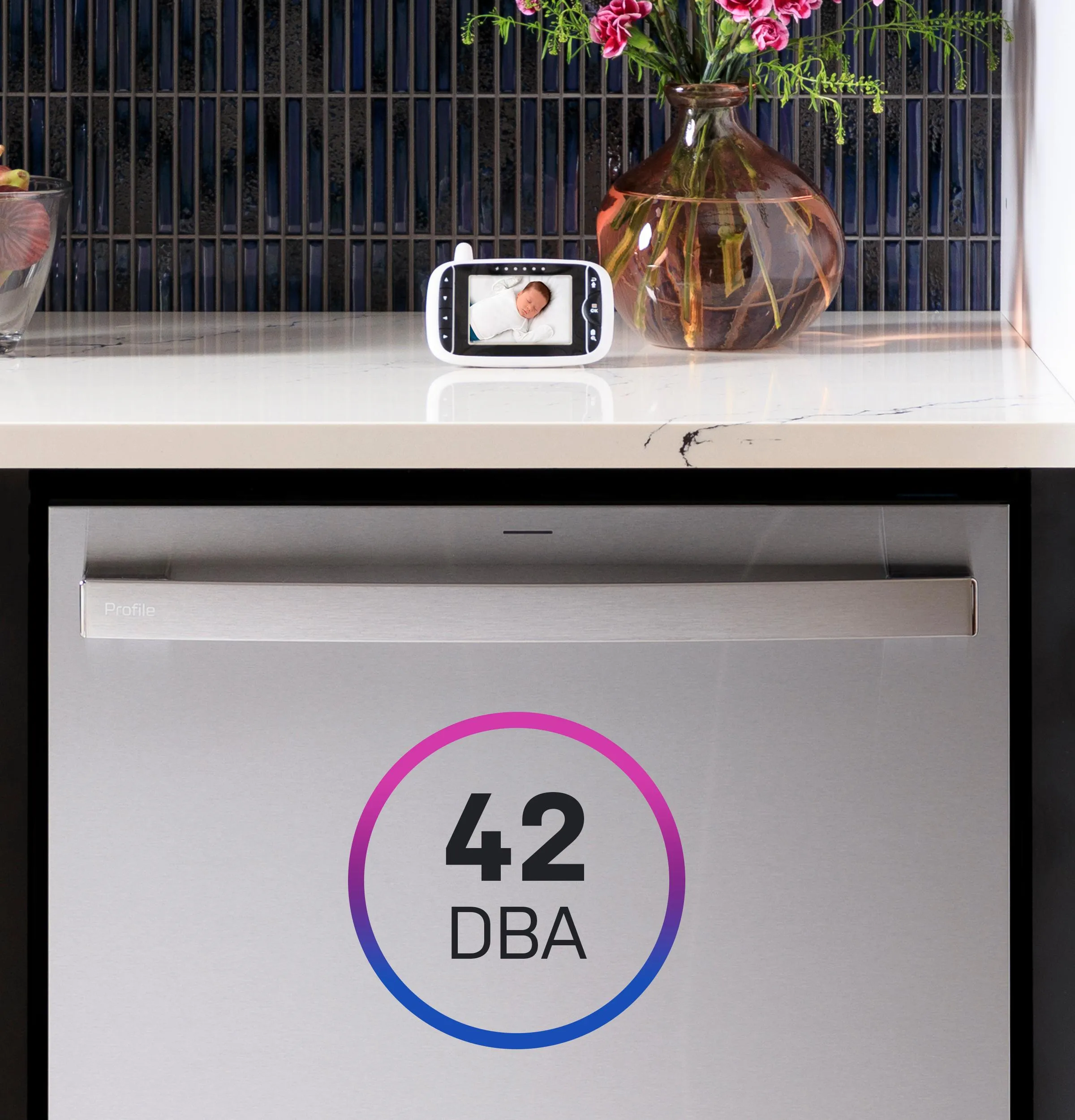 Ge Appliances PDP755SBVTS Ge Profile&#8482; Energy Star Smart Ultrafresh System Dishwasher With Microban&#8482; Antimicrobial Technology With Deep Clean Washing 3Rd Rack. 42 Dba
