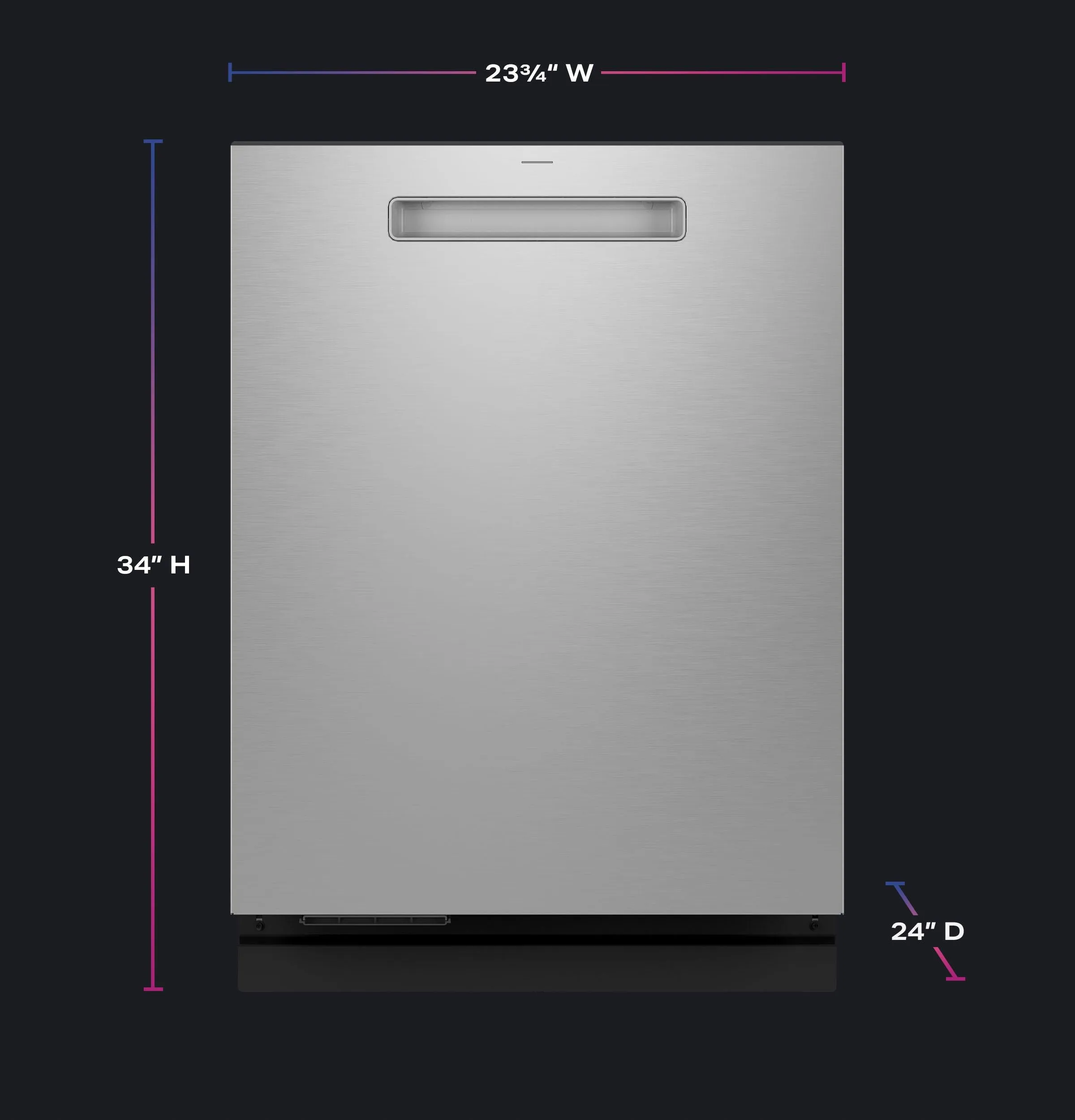 Ge Appliances PDP795SYVFS Ge Profile&#8482; Energy Star Smart Ultrafresh System Dishwasher With Microban&#8482; Antimicrobial Technology With Deep Clean Washing 3Rd Rack. 39 Dba