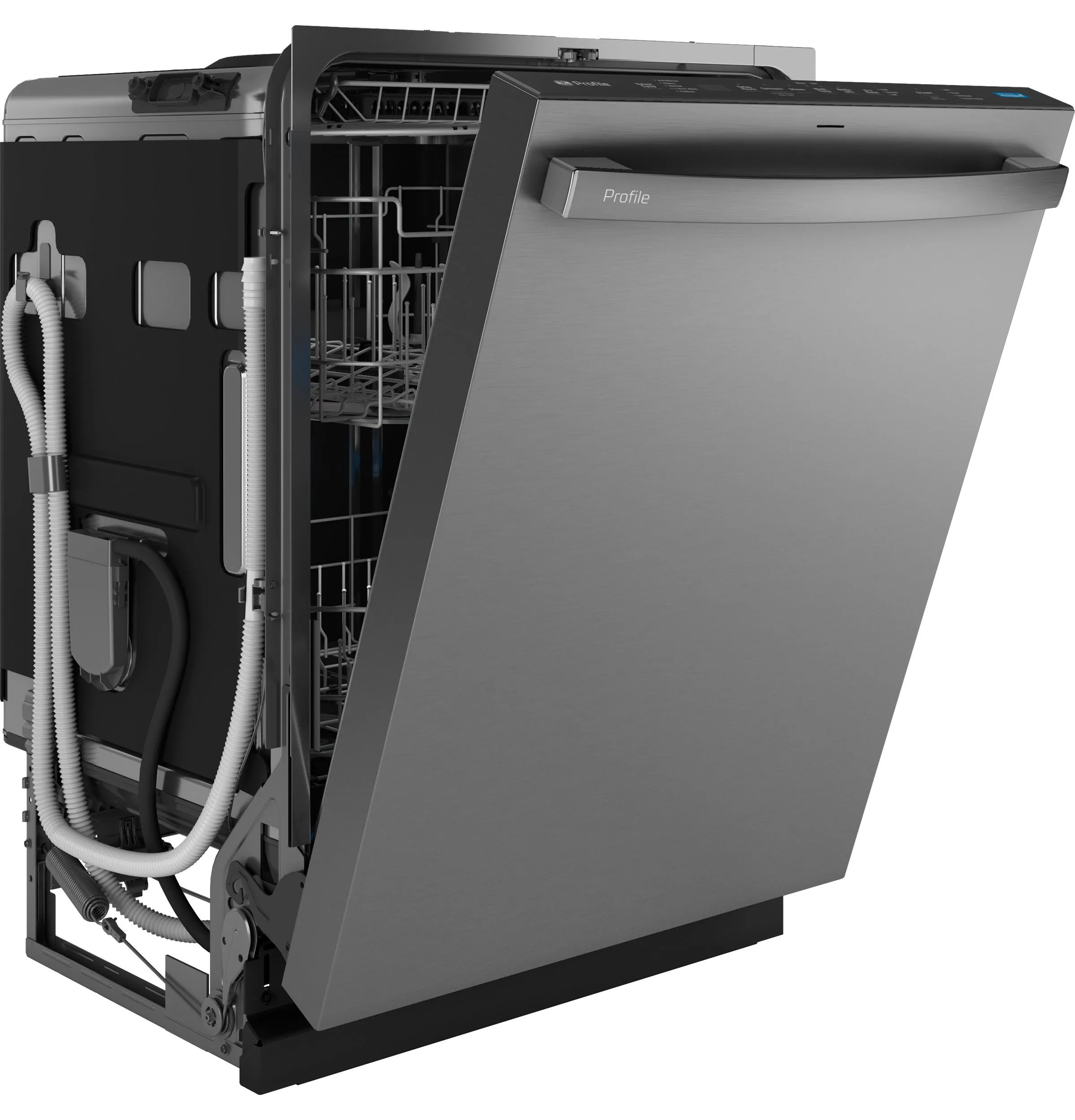 Ge Appliances PDT715SYVFS Ge Profile&#8482; Fingerprint Resistant Top Control With Stainless Steel Interior Dishwasher With Microban&#8482; Antimicrobial Protection With Sanitize Cycle