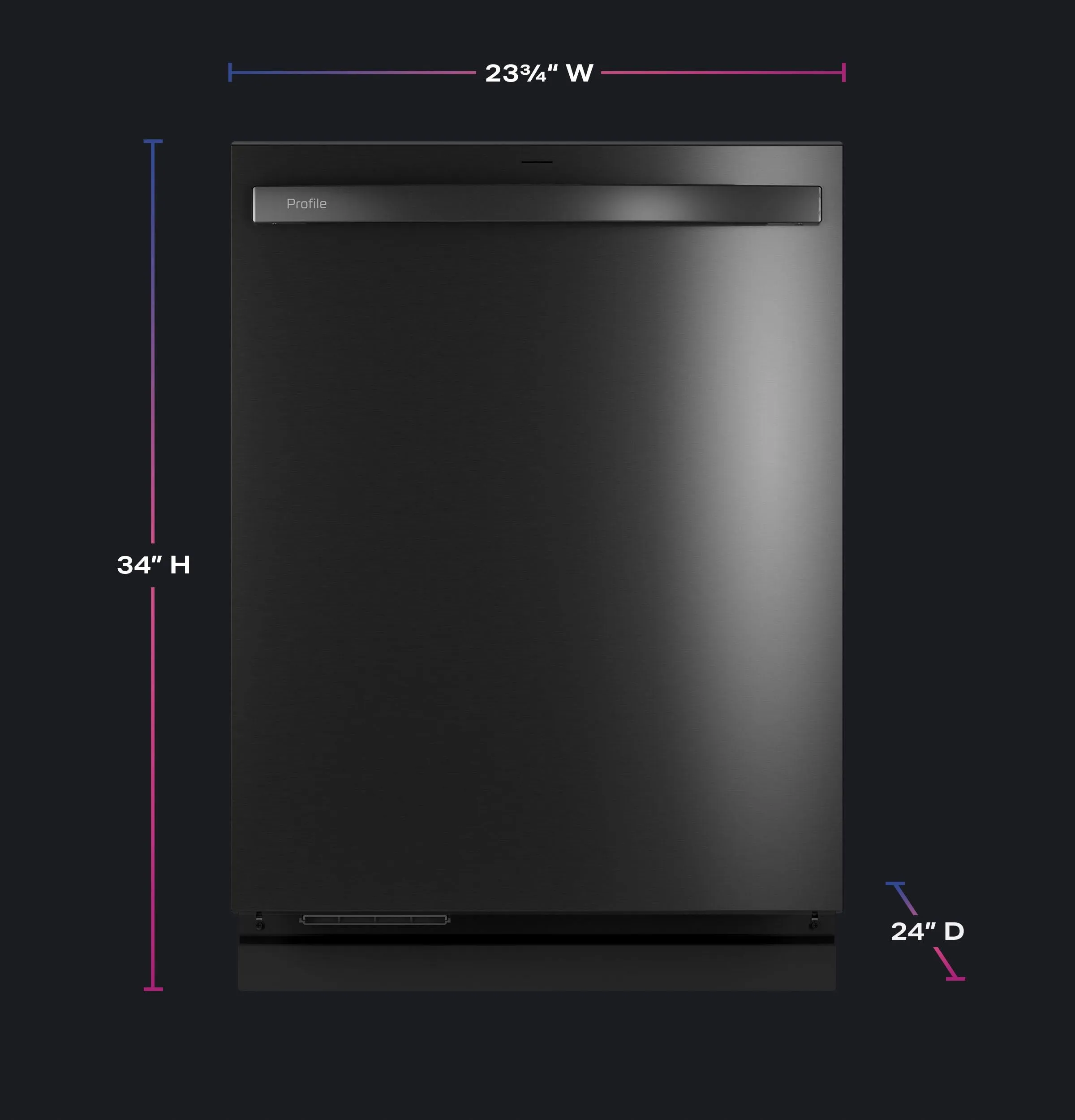 Ge Appliances PDT755SBVTS Ge Profile&#8482; Energy Star Smart Ultrafresh System Dishwasher With Microban&#8482; Antimicrobial Technology With Deep Clean Washing 3Rd Rack. 42 Dba