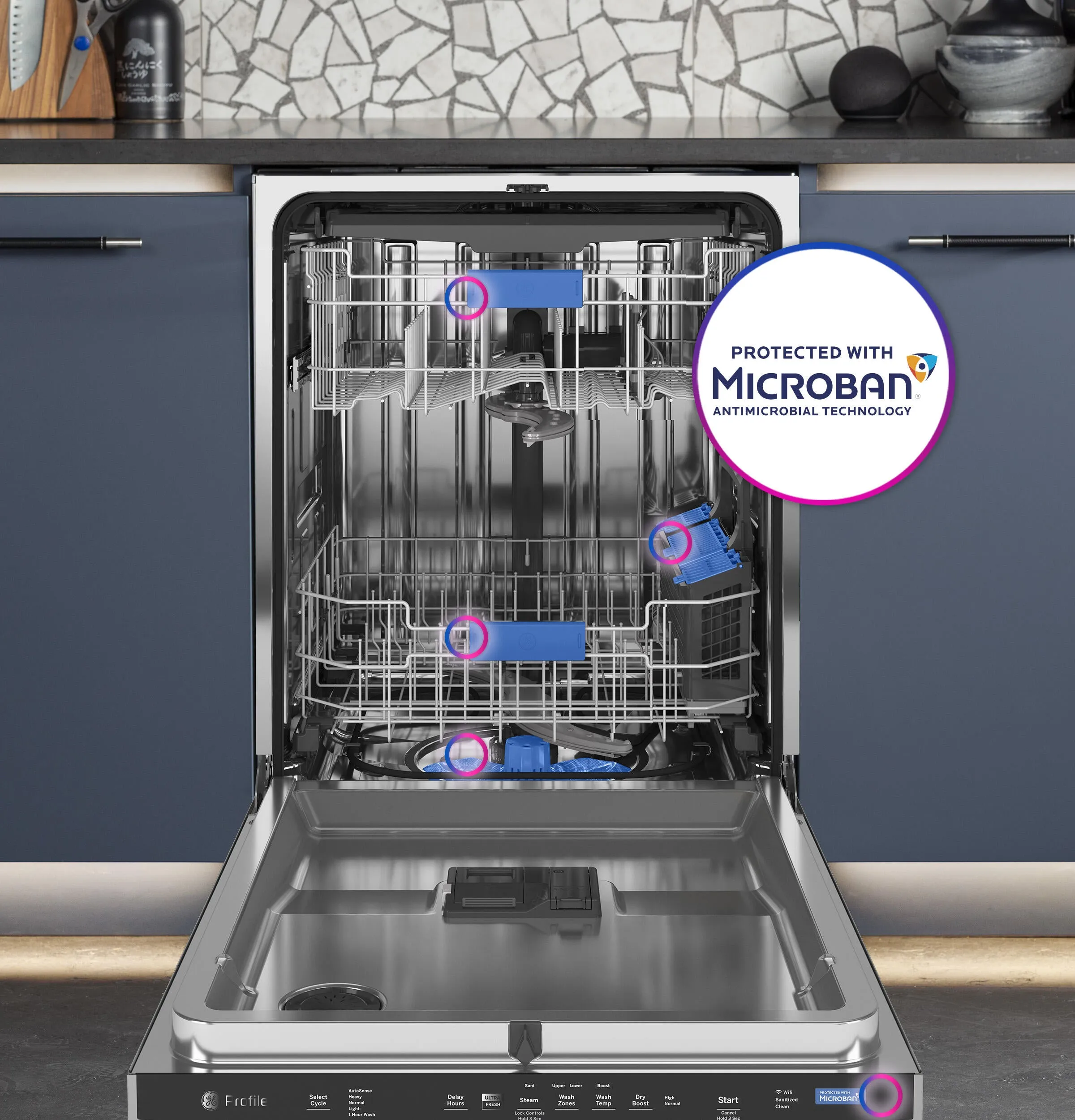 Ge Appliances PDT755SYRFS Ge Profile&#8482; Ultrafresh System Dishwasher With Stainless Steel Interior
