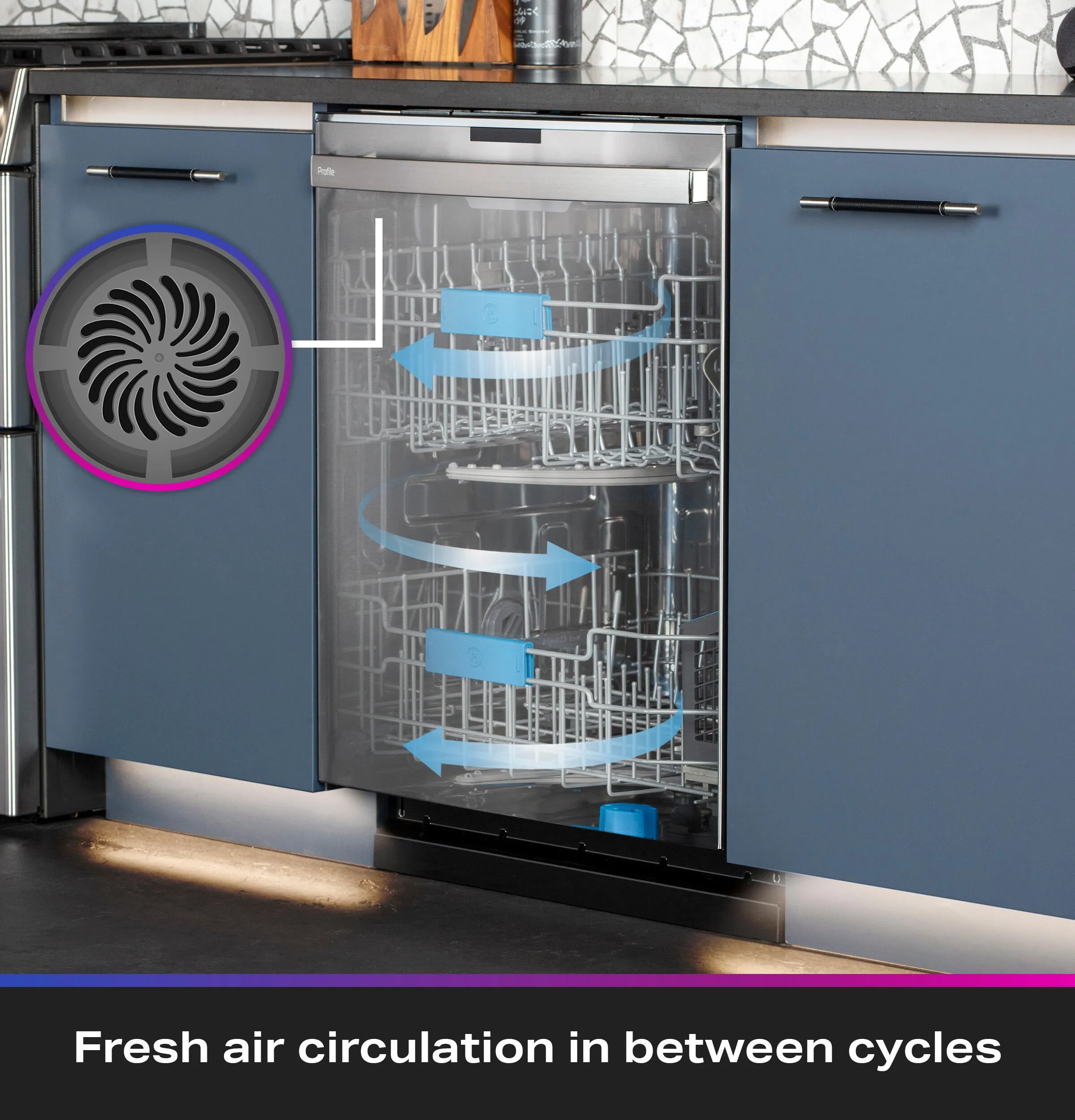 Ge Appliances PDT755SYRFS Ge Profile&#8482; Ultrafresh System Dishwasher With Stainless Steel Interior