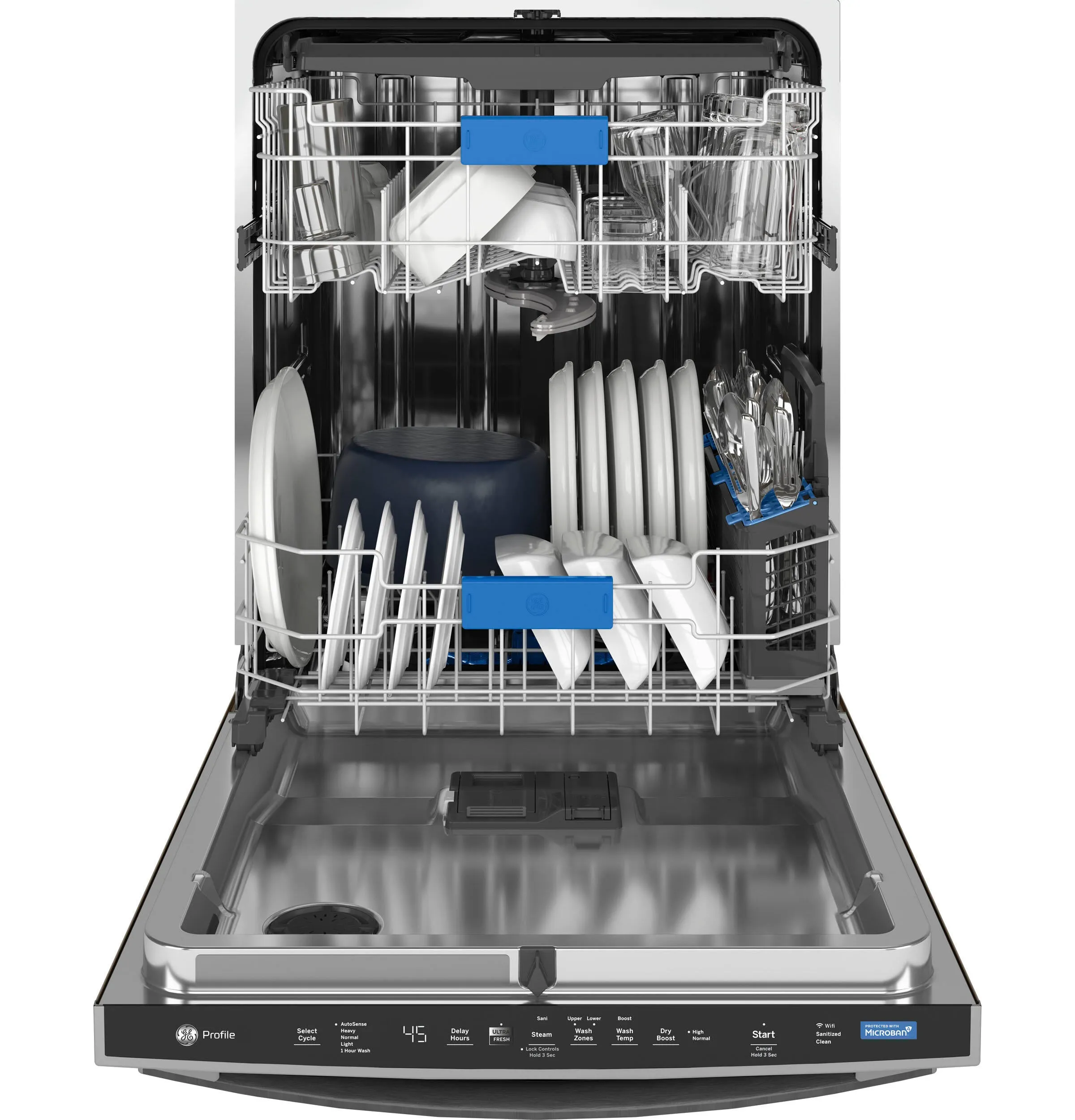 Ge Appliances PDT755SYRFS Ge Profile&#8482; Ultrafresh System Dishwasher With Stainless Steel Interior