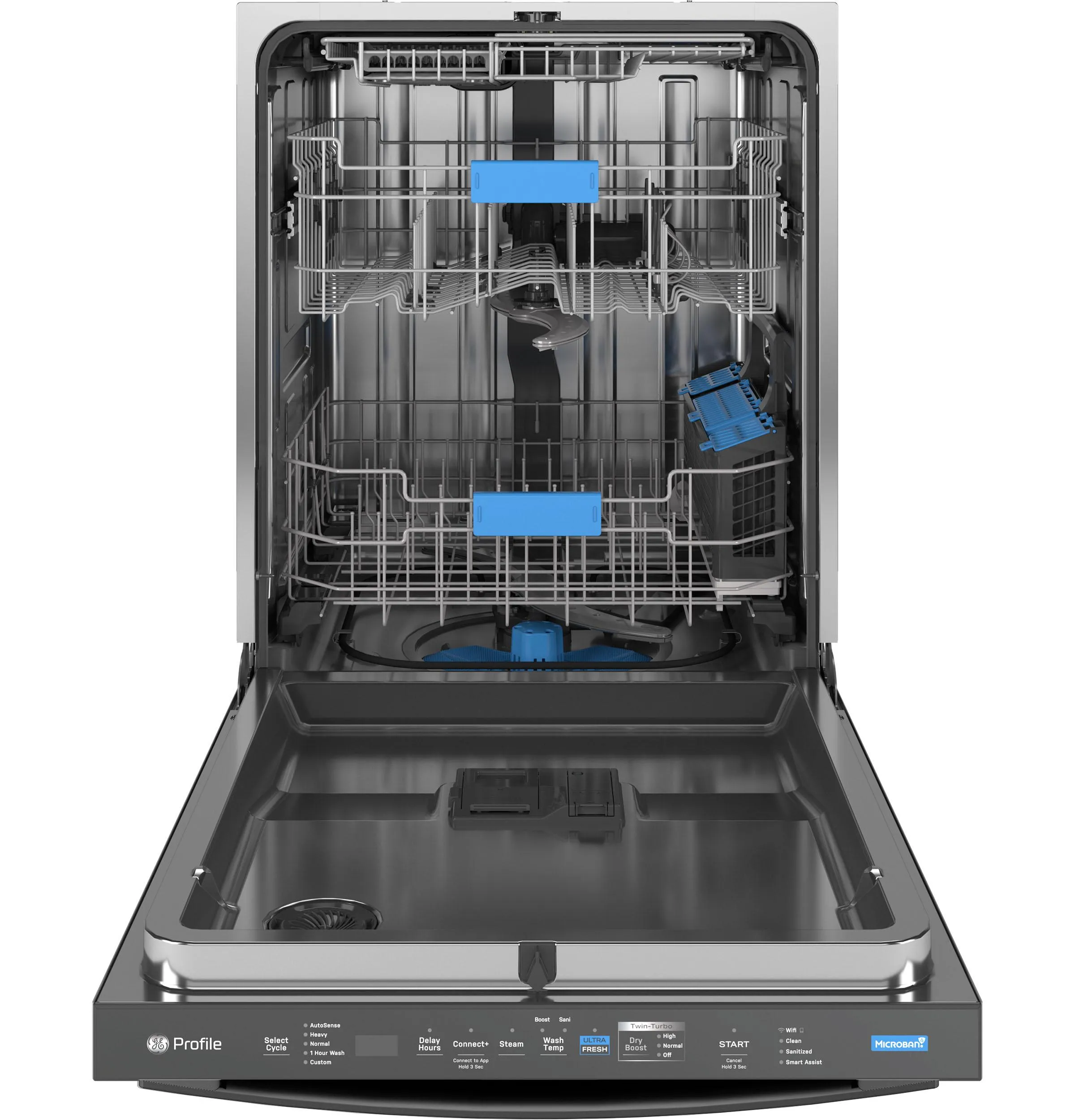 Ge Appliances PDT795SBVTS Ge Profile&#8482; Energy Star Smart Ultrafresh System Dishwasher With Microban&#8482; Antimicrobial Technology With Deep Clean Washing 3Rd Rack. 39 Dba
