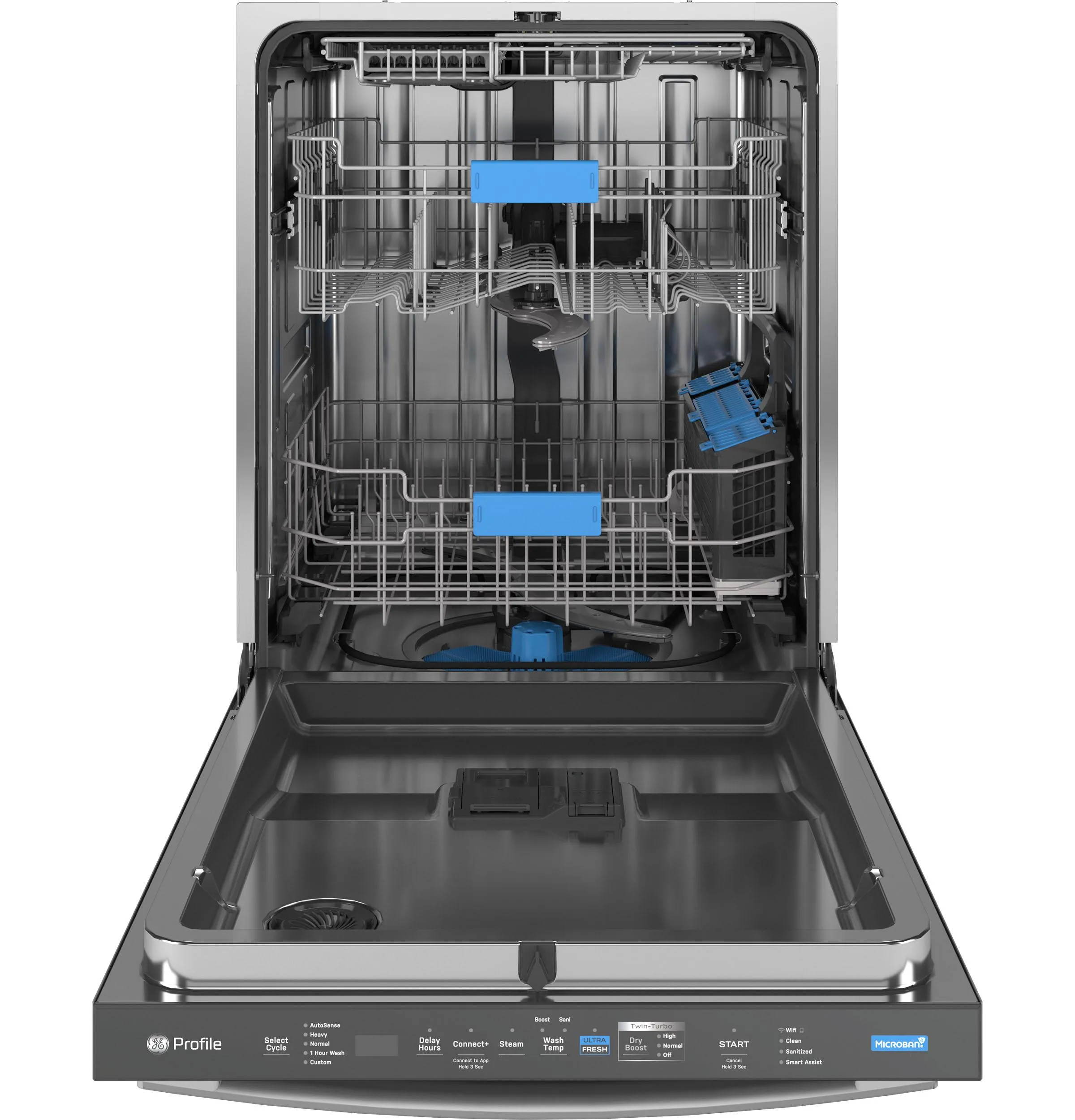 Ge Appliances PDT795SYVFS Ge Profile&#8482; Energy Star Smart Ultrafresh System Dishwasher With Microban&#8482; Antimicrobial Technology With Deep Clean Washing 3Rd Rack. 39 Dba