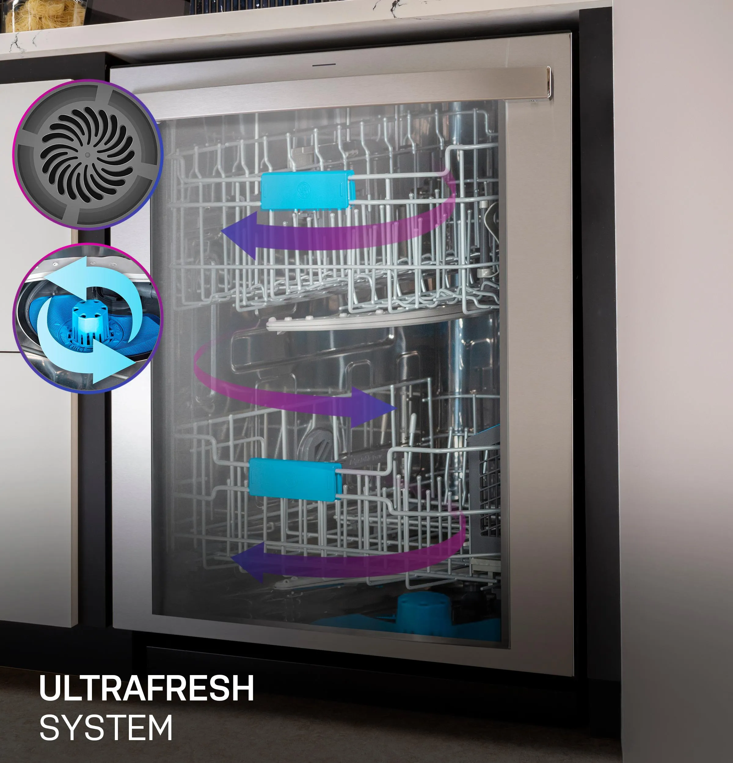 Ge Appliances PDT795SYVFS Ge Profile&#8482; Energy Star Smart Ultrafresh System Dishwasher With Microban&#8482; Antimicrobial Technology With Deep Clean Washing 3Rd Rack. 39 Dba