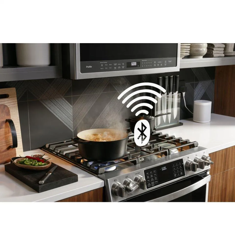 Ge Appliances PGB965BPTS Ge Profile&#8482; 30 Free-Standing Gas Double Oven Convection Range With No Preheat Air Fry