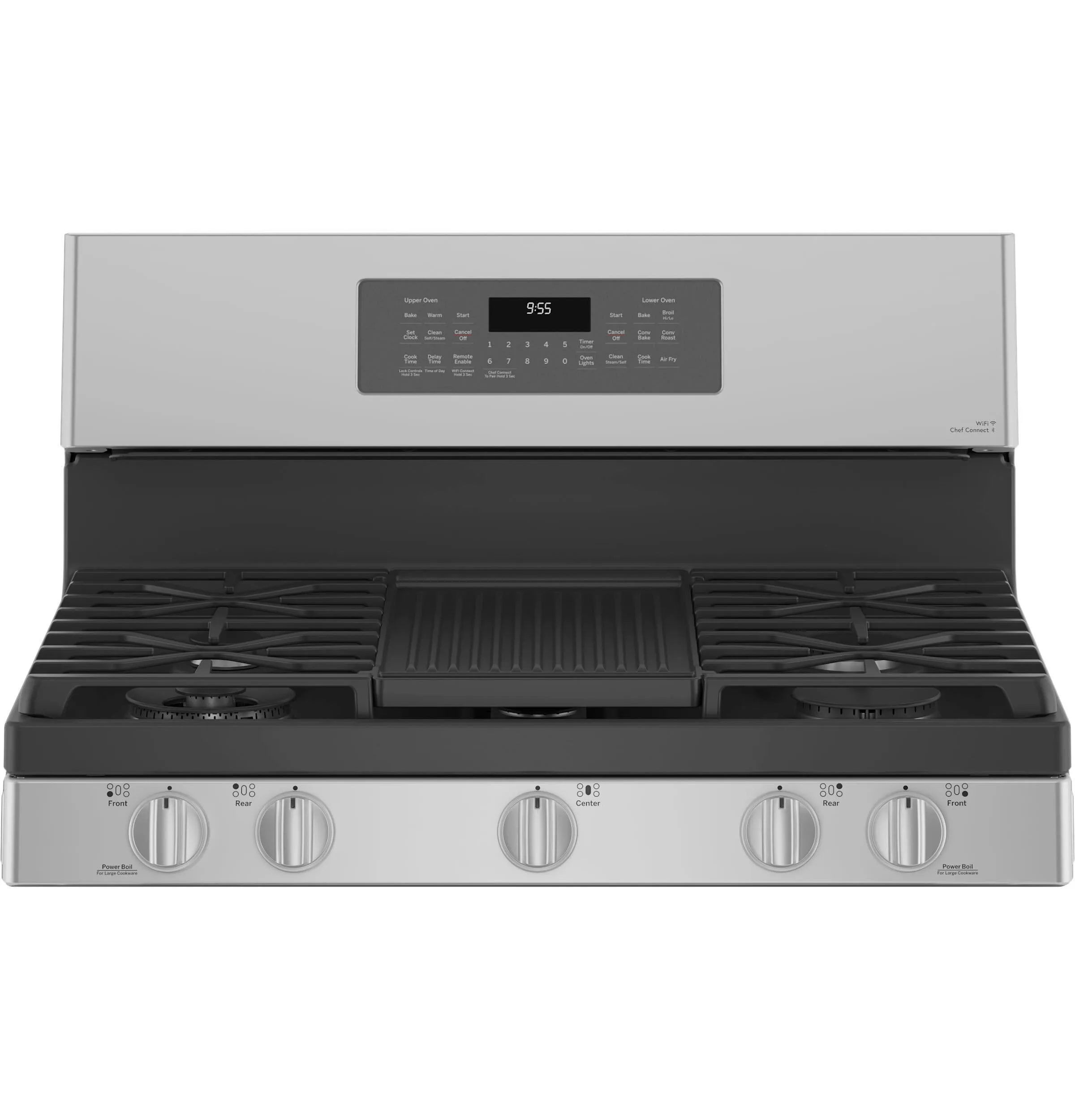 Ge Appliances PGB965YPFS Ge Profile&#8482; 30 Free-Standing Gas Double Oven Convection Fingerprint Resistant Range With No Preheat Air Fry