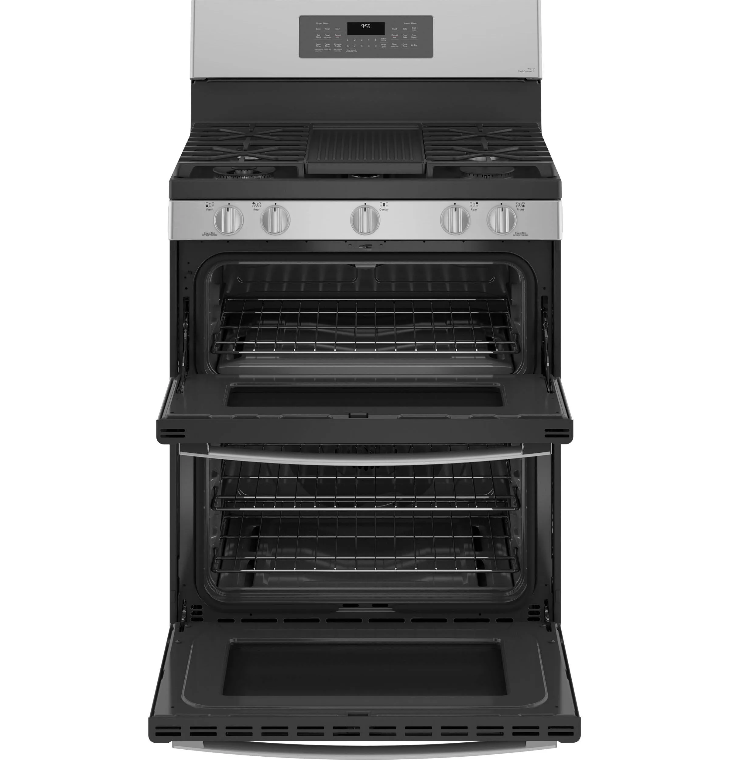 Ge Appliances PGB965YPFS Ge Profile&#8482; 30 Free-Standing Gas Double Oven Convection Fingerprint Resistant Range With No Preheat Air Fry