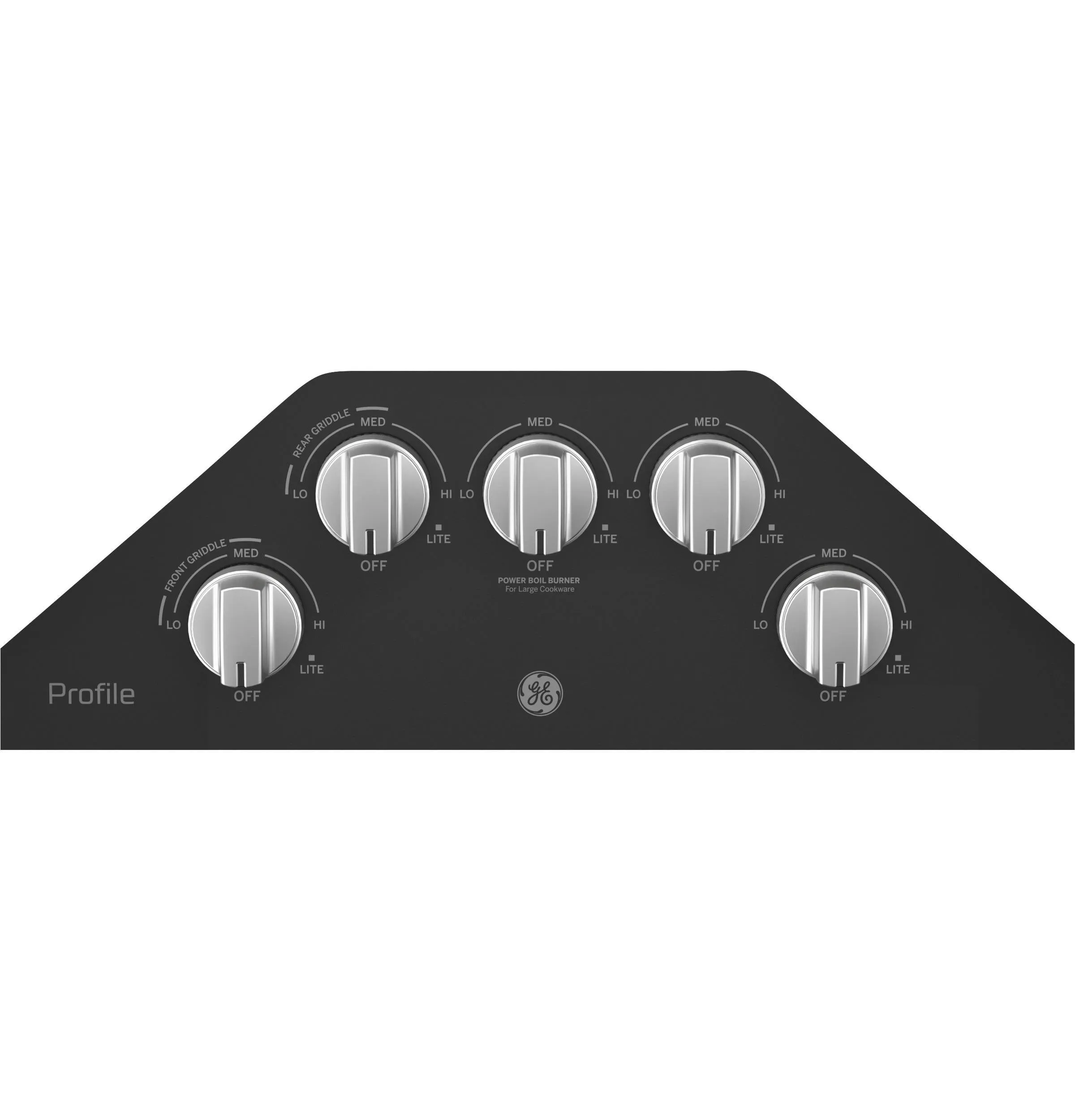 Ge Appliances PGP7030DLBB Ge Profile&#8482; 30 Built-In Gas Cooktop With 5 Burners And Optional Extra-Large Cast Iron Griddle