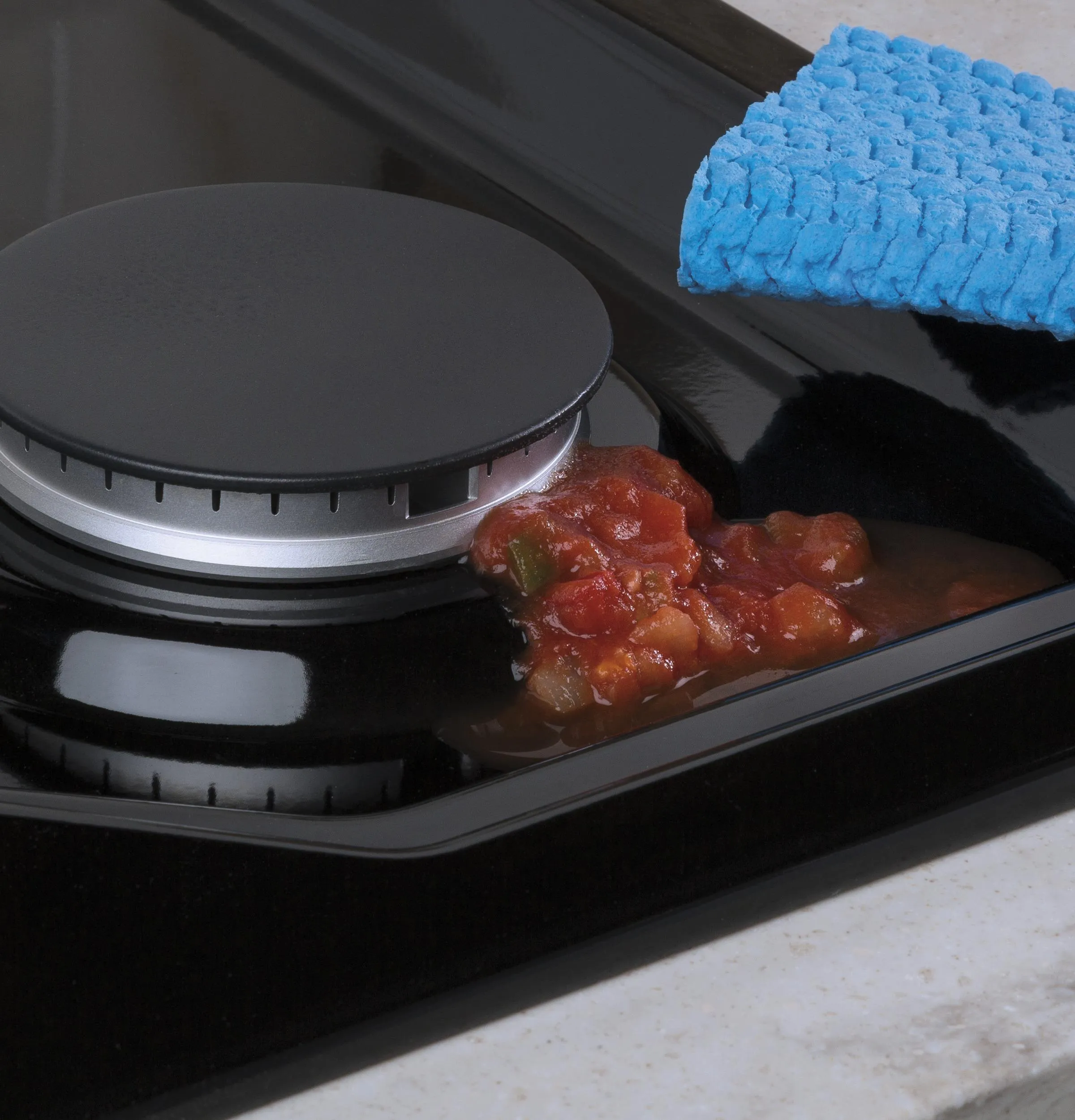 Ge Appliances PGP7030DLBB Ge Profile&#8482; 30 Built-In Gas Cooktop With 5 Burners And Optional Extra-Large Cast Iron Griddle