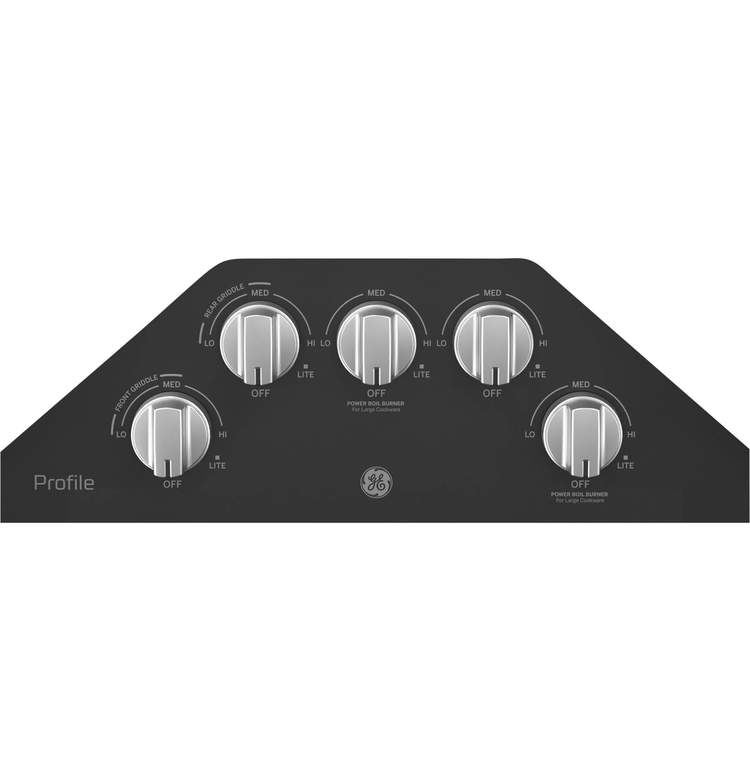 Ge Appliances PGP7036DLBB Ge Profile&#8482; 36 Built-In Gas Cooktop With Optional Extra-Large Cast Iron Griddle