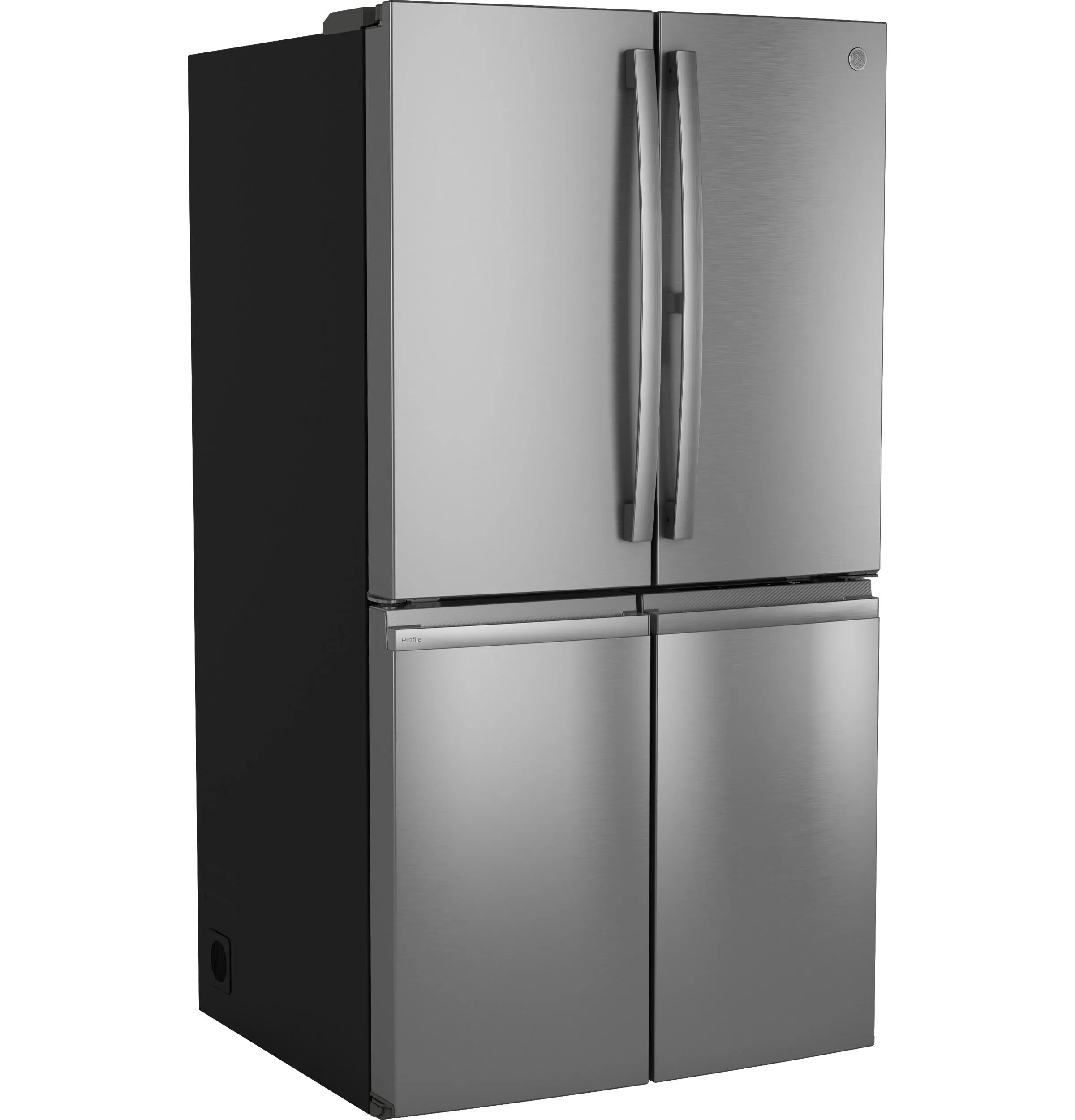 Ge Appliances PHD23BYWFS Ge Profile&#8482; Energy Star 22.9 Cu. Ft. Counter-Depth Quad-Door Refrigerator With Dual-Dispense Autofill Pitcher And Door In Door