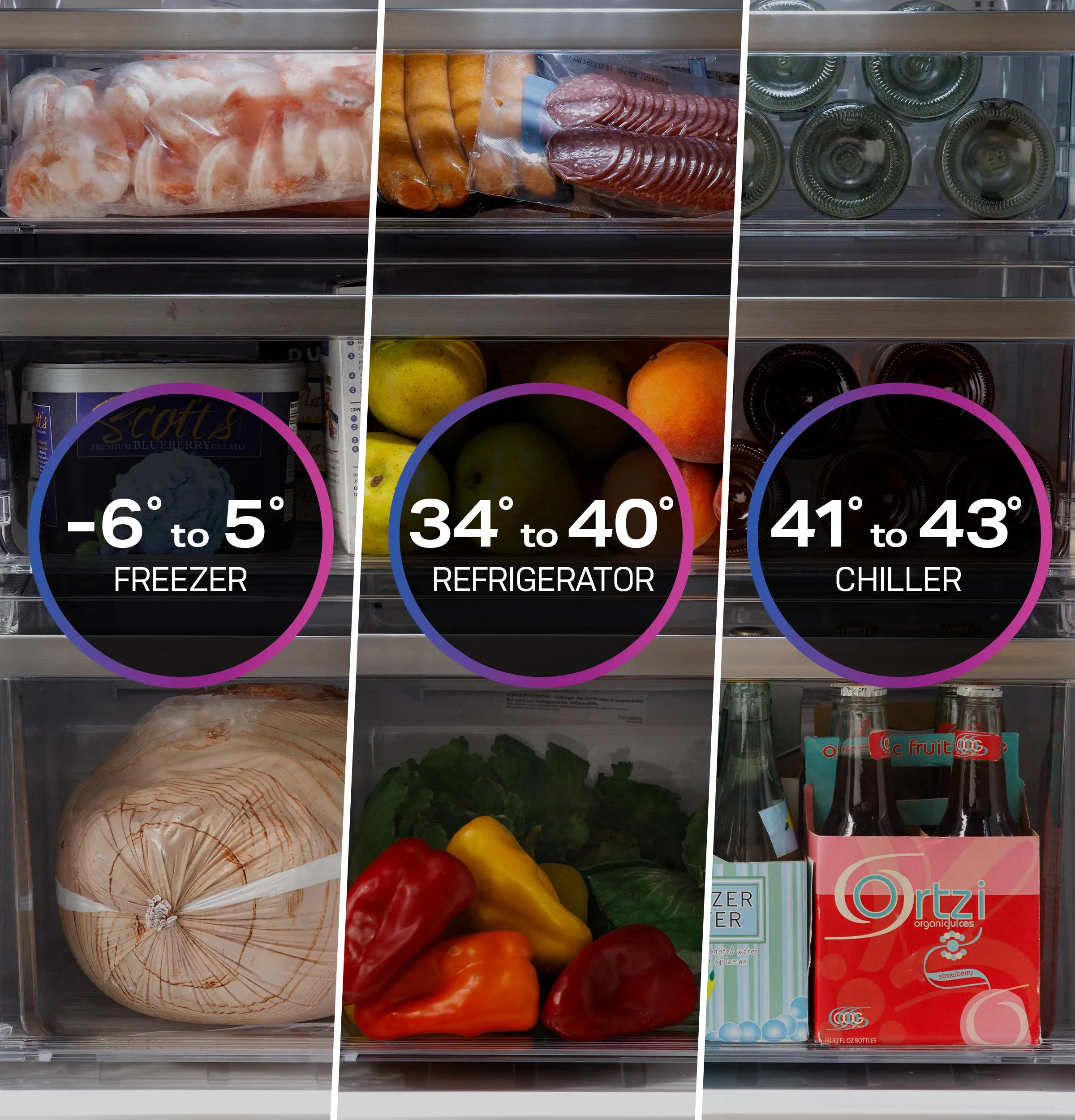 Ge Appliances PHD23BYWFS Ge Profile&#8482; Energy Star 22.9 Cu. Ft. Counter-Depth Quad-Door Refrigerator With Dual-Dispense Autofill Pitcher And Door In Door