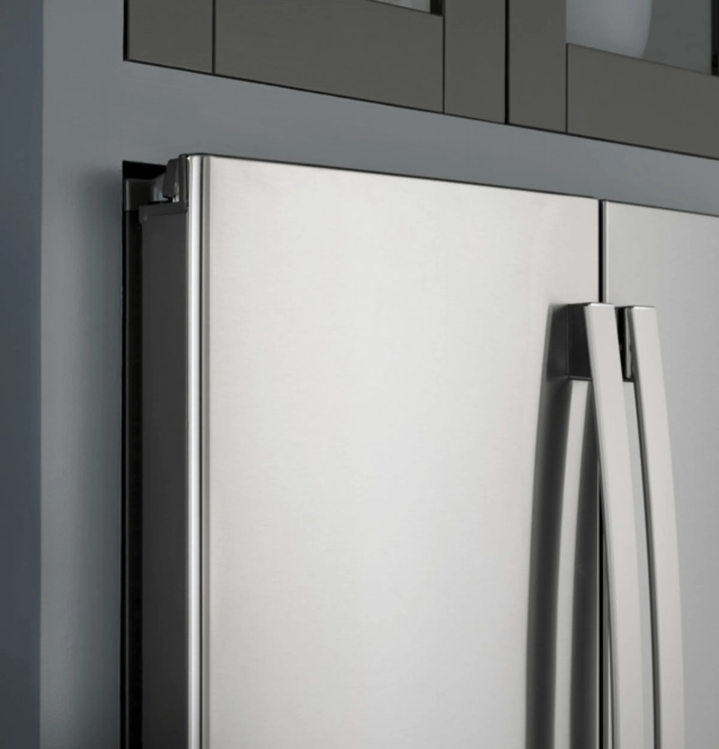 Ge Appliances PJE23BYWFS Ge Profile&#8482; Energy Star 23.2 Cu. Ft. Smart Counter-Depth Fingerprint Resistant 4-Door French-Door Refrigerator With Dual-Dispense Autofill Pitcher