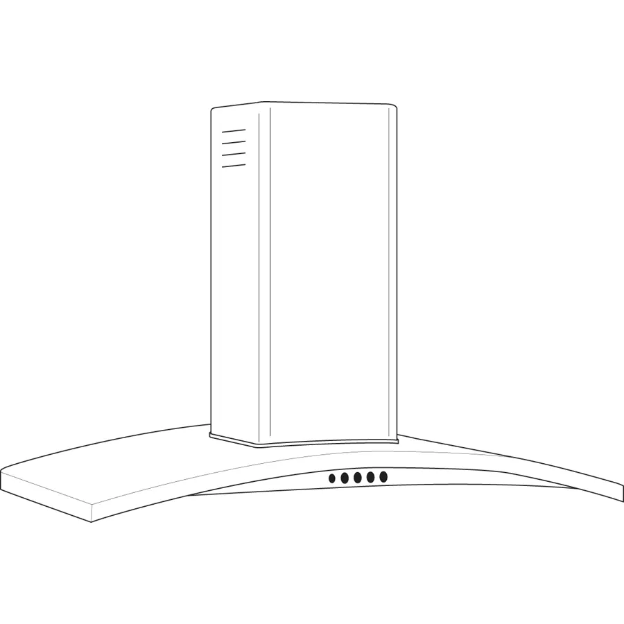 Ge Appliances UVW7301SWSS 30 Wall-Mount Chimney Hood
