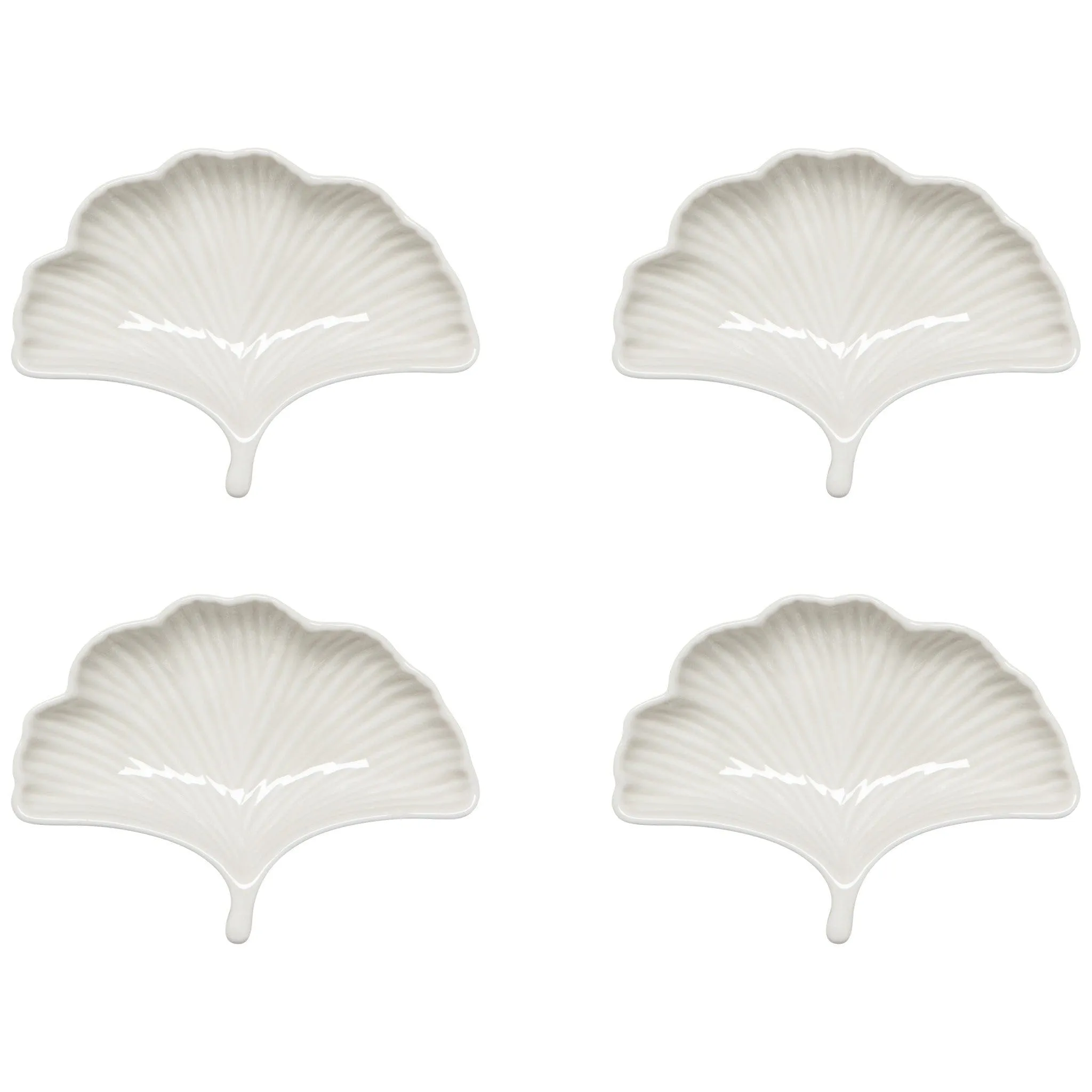 Ginkgo Dipping Dishes - Set of 4