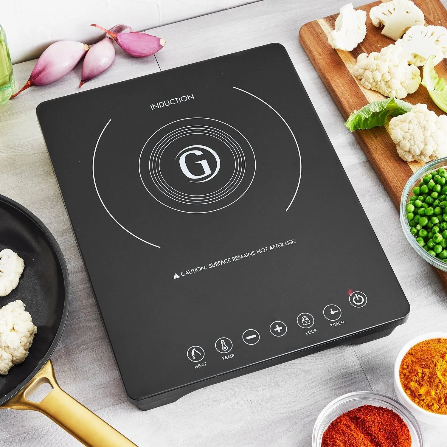 GreenPan 1800 Watts Bistro Induction Burner Cooktop