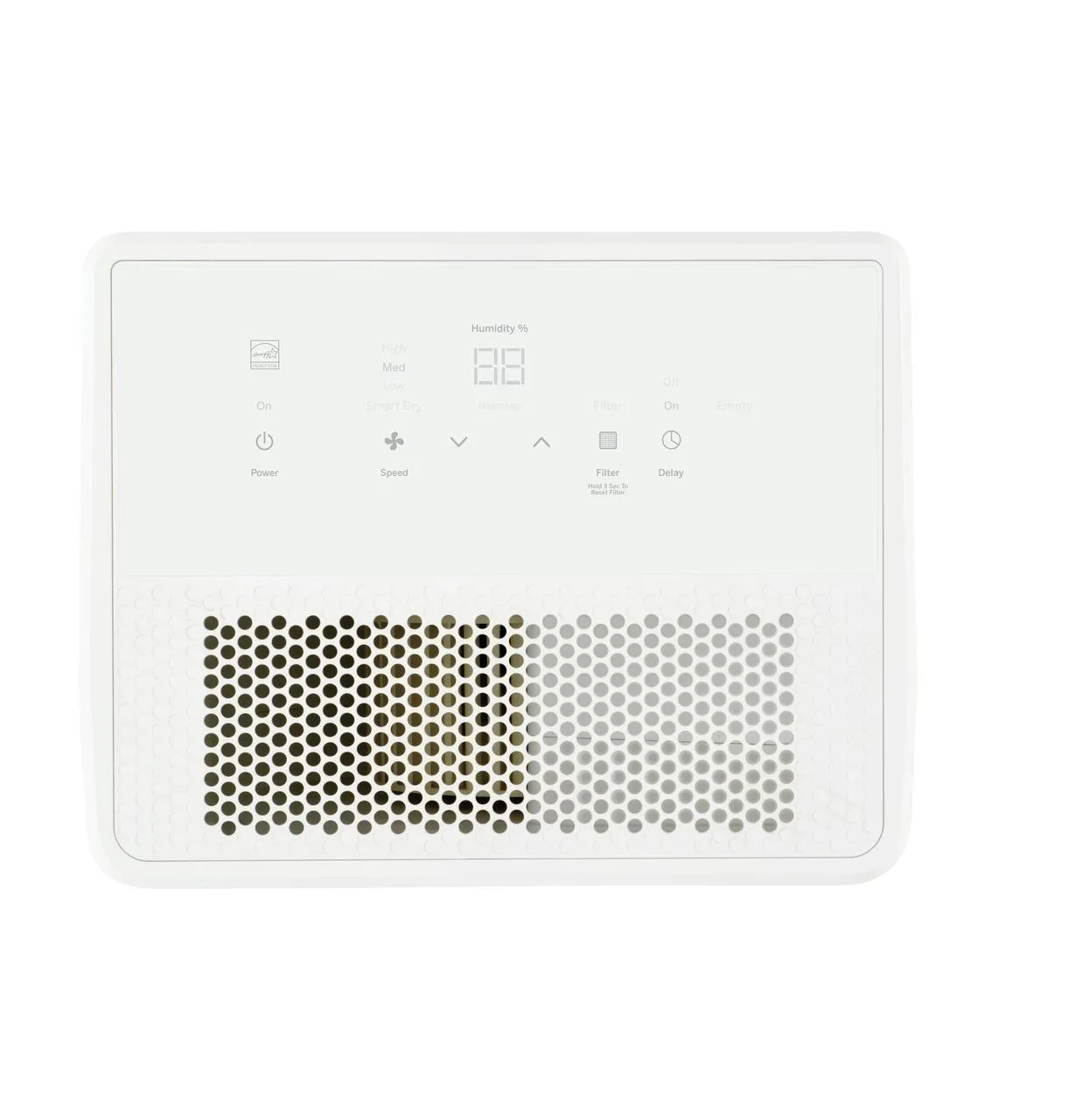 Haier QDHR50LZ Haier 50 Pint Energy Star Portable Dehumidifier With Smart Dry For Wet Spaces