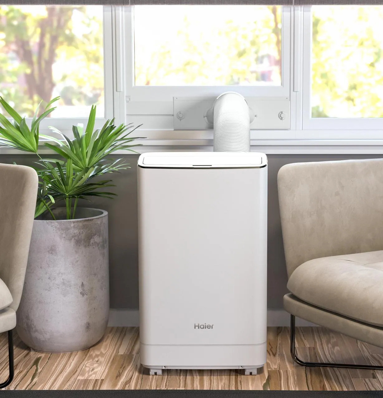 Haier QPCA11YBMW Haier 11.000 Btu Portable Air Conditioner For Medium Rooms Up To 450 Sq Ft. (7.800 Btu Sacc)