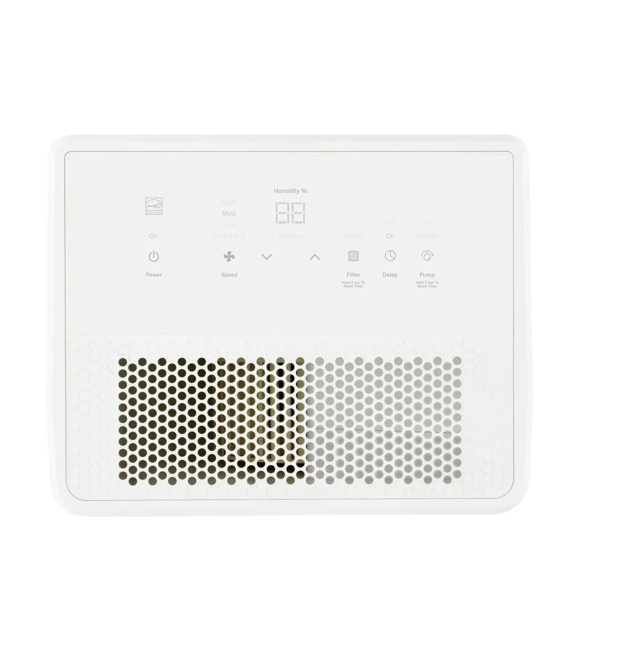 Haier QPHR50LZ Haier 50 Pint Energy Star Portable Dehumidifier With Built-In Pump And Smart Dry For Wet Spaces