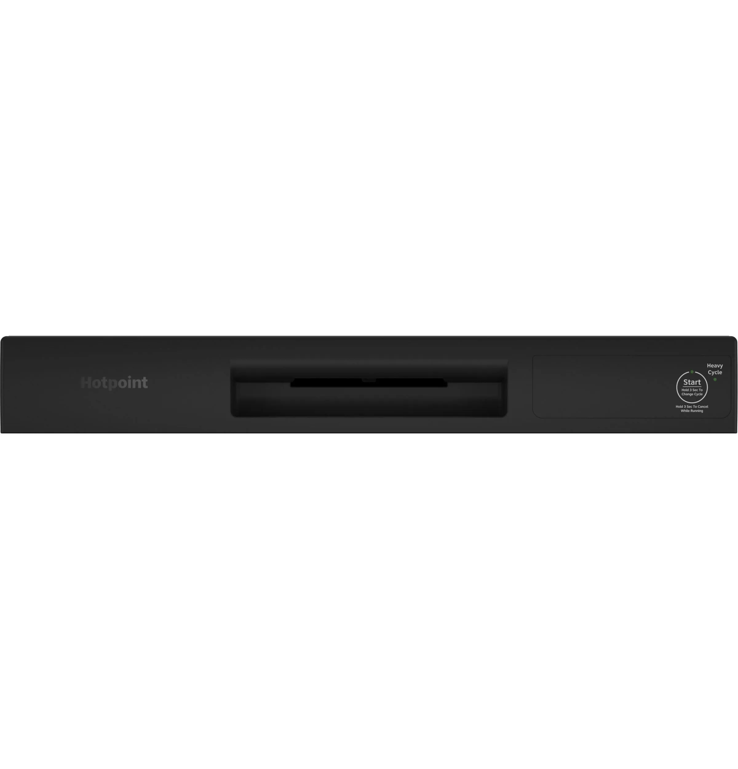 Hotpoint HDF310PGRBB Hotpoint One Button Dishwasher With Plastic Interior