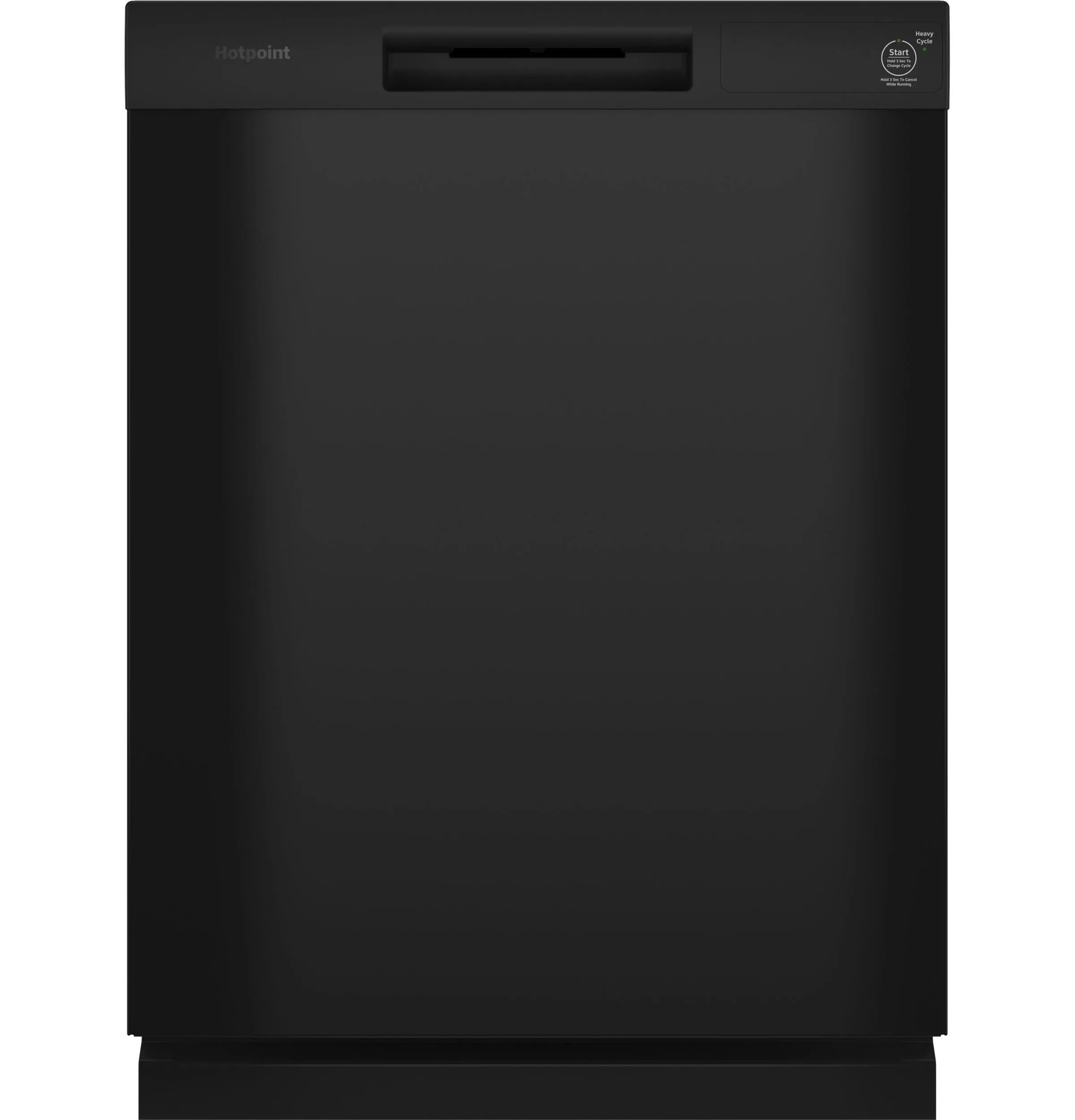 Hotpoint HDF310PGRBB Hotpoint One Button Dishwasher With Plastic Interior