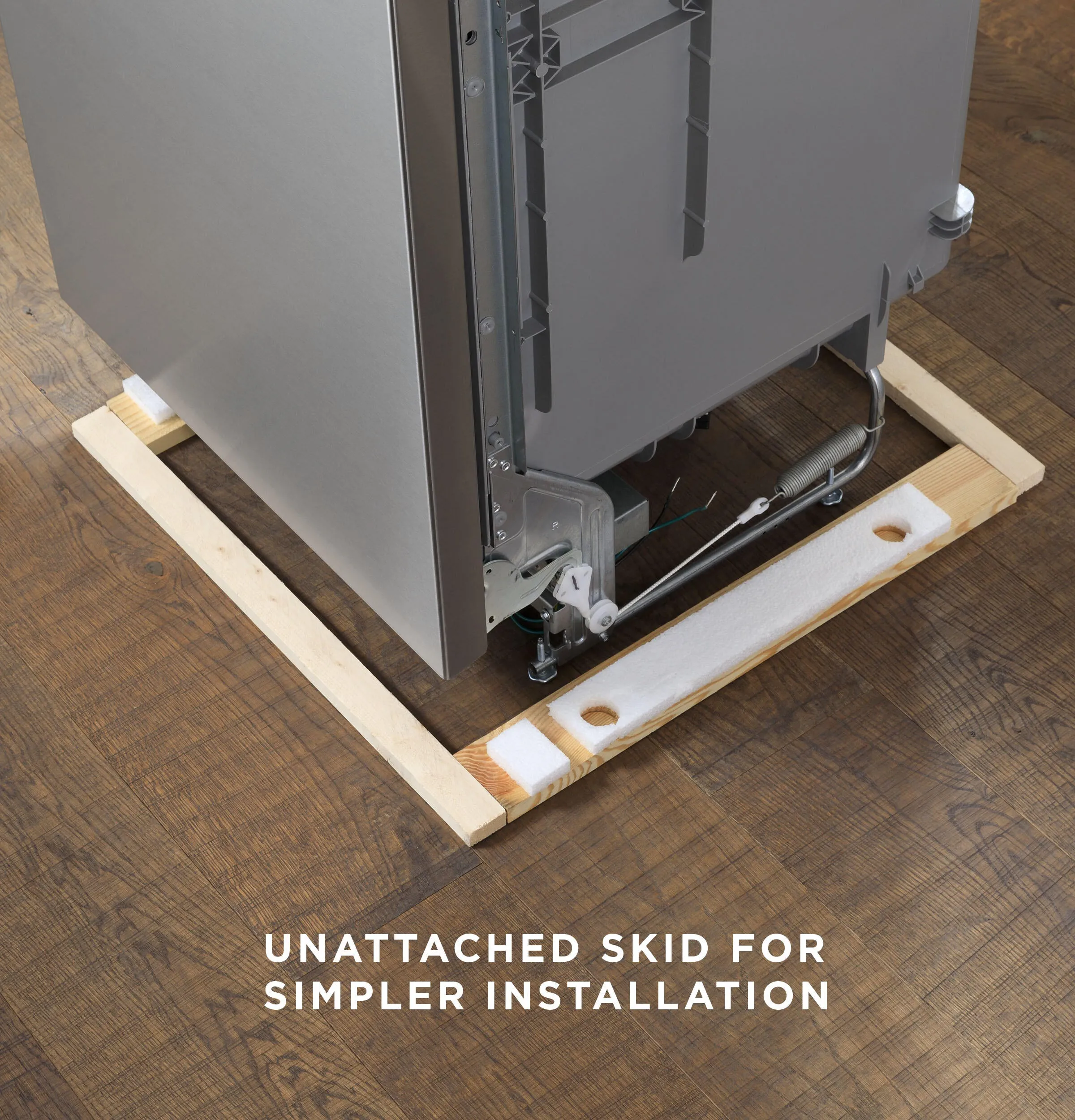 Hotpoint HDF310PGRWW Hotpoint One Button Dishwasher With Plastic Interior