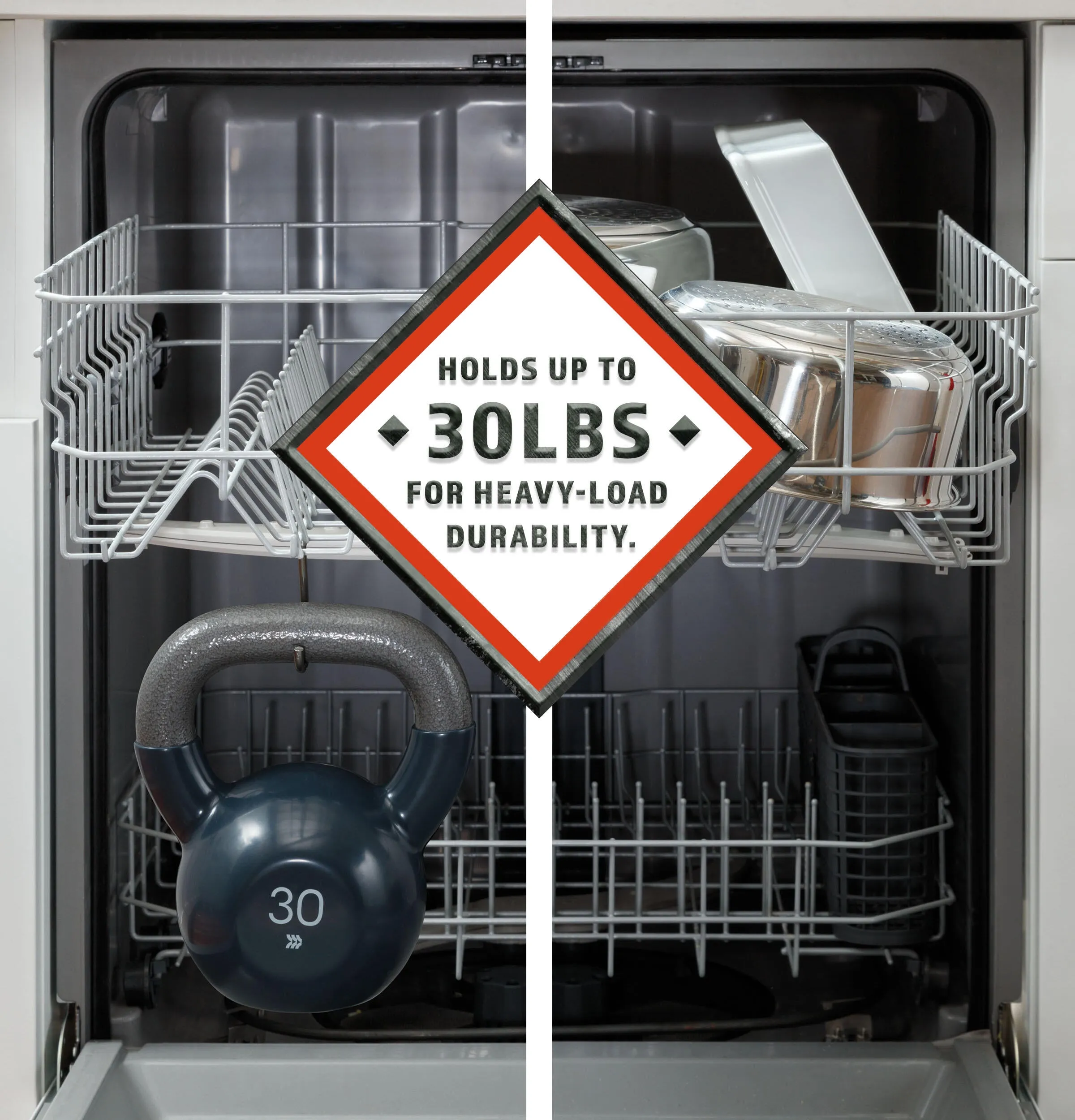Hotpoint HDF310PGRWW Hotpoint One Button Dishwasher With Plastic Interior