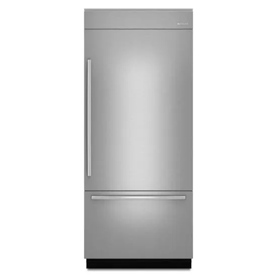 Jennair JPK36BNXWSS Integrated Built-In Bottom-Freezer Refrigerator. 36