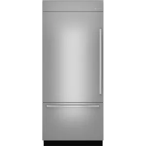 Jennair JPK36BNXWSS Integrated Built-In Bottom-Freezer Refrigerator. 36