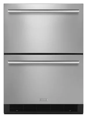 Jennair JUD248RCRS 24 Euro-Style Double Refrigerator Drawers