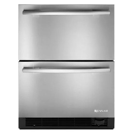 Jennair JUD248RWRS Double-Refrigerator Drawers. 24(W)