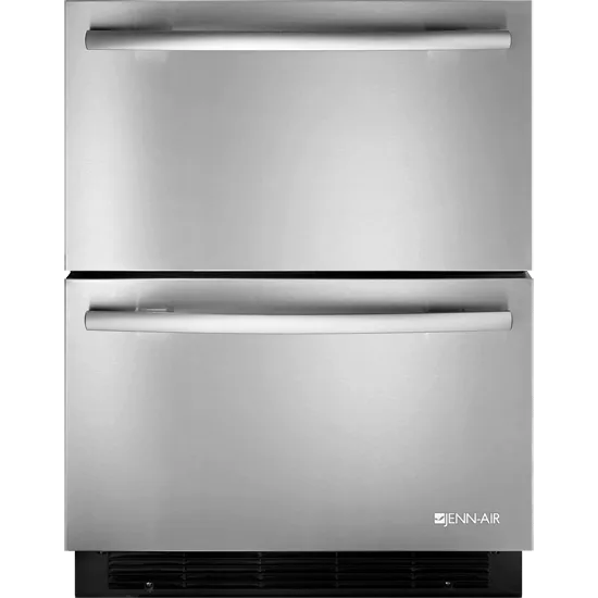 Jennair JUD248RWRS Double-Refrigerator Drawers. 24(W)