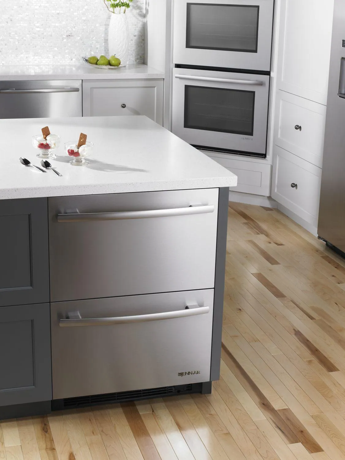 Jennair JUD24FCERS Euro-Style 24 Refrigerator/Freezer Drawers Stainless Steel