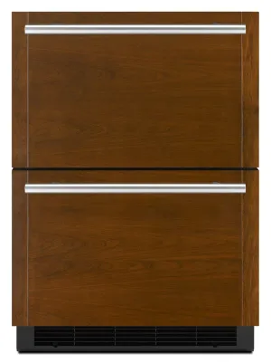 Jennair JUD24FRECX Panel-Ready 24 Double-Refrigerator Drawers Panel Ready