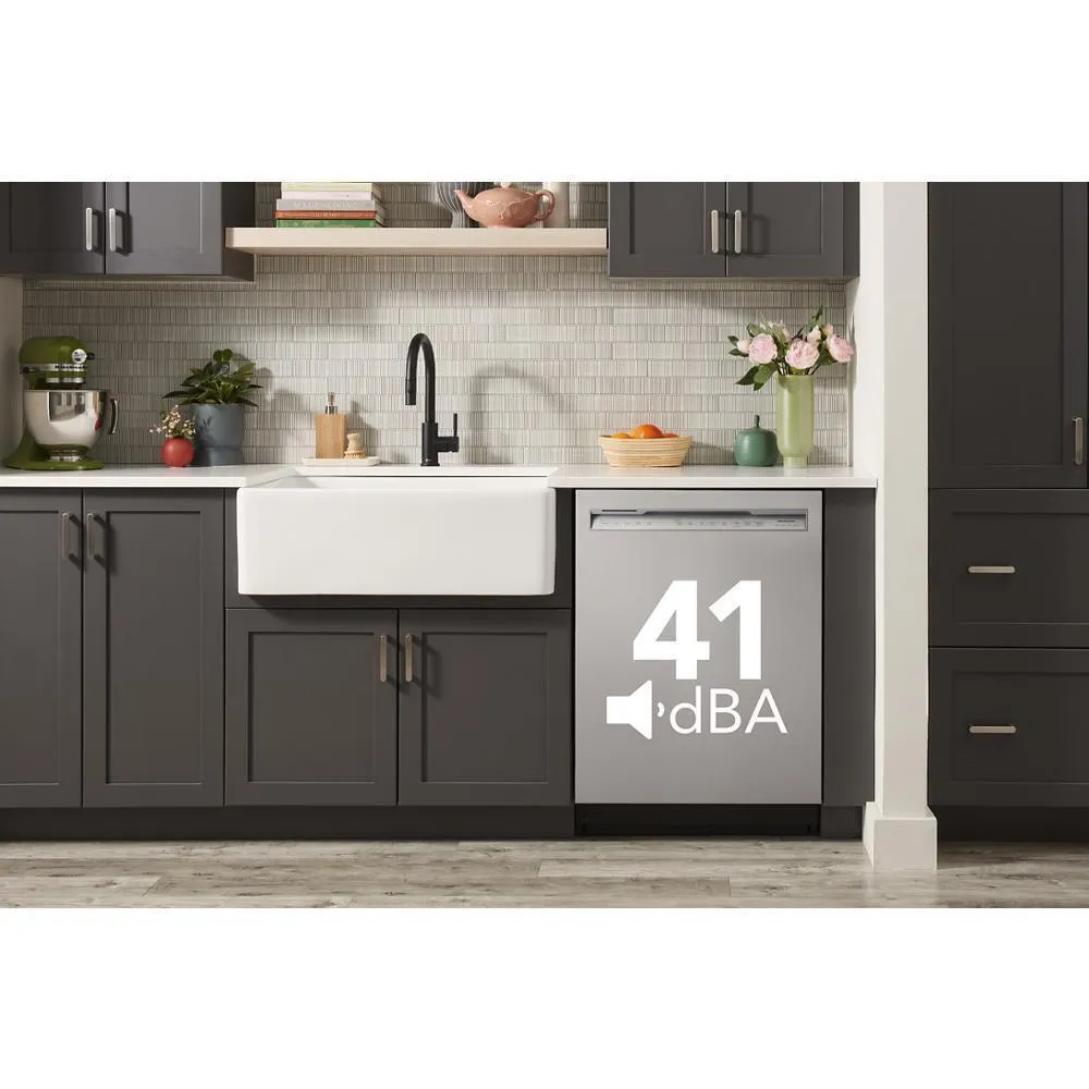 Kitchenaid KDFE304RPS Third Level Jet Rack Dishwasher In Printshield&#8482; Finish. 41 Dba