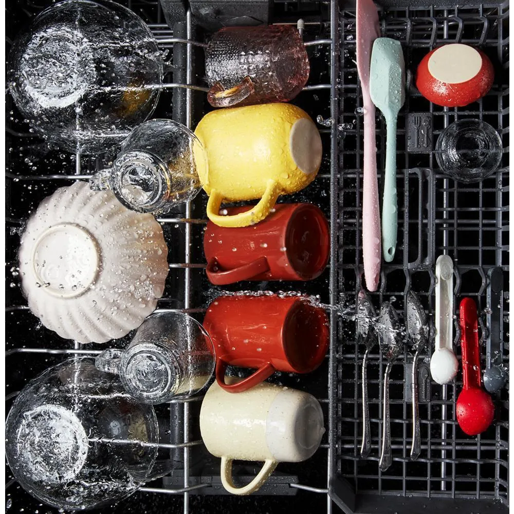 Kitchenaid KDTE304RPS Third Level Jet Rack Dishwasher With 40  Total Wash Jets. 41 Dba