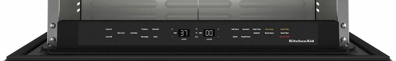 Kitchenaid KUDF204KPA 24 Panel-Ready Undercounter Double-Drawer Refrigerator/Freezer - Panel Ready Pa