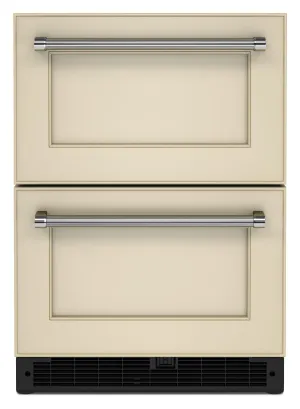 Kitchenaid KUDR204KPA 24 Panel-Ready Undercounter Double-Drawer Refrigerator - Panel Ready Pa