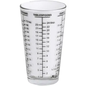 Kolder Glass Mix-in-Measure. 2 Cup