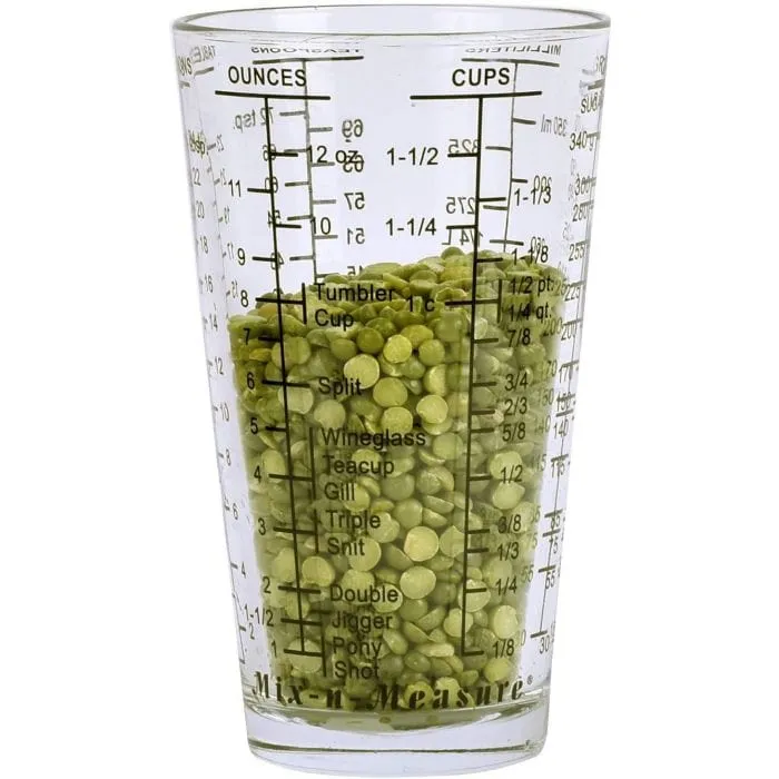 Kolder Glass Mix-in-Measure. 2 Cup