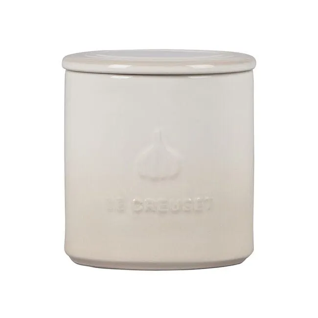 Le Creuset Garlic Keeper. Meringue