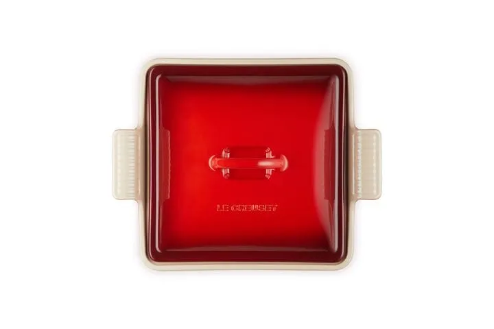 Le Creuset Heritage Shallow Square Covered Casserole - 2.5 Quart
