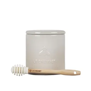 Le Creuset Honey Pot w/Dipper - Meringue