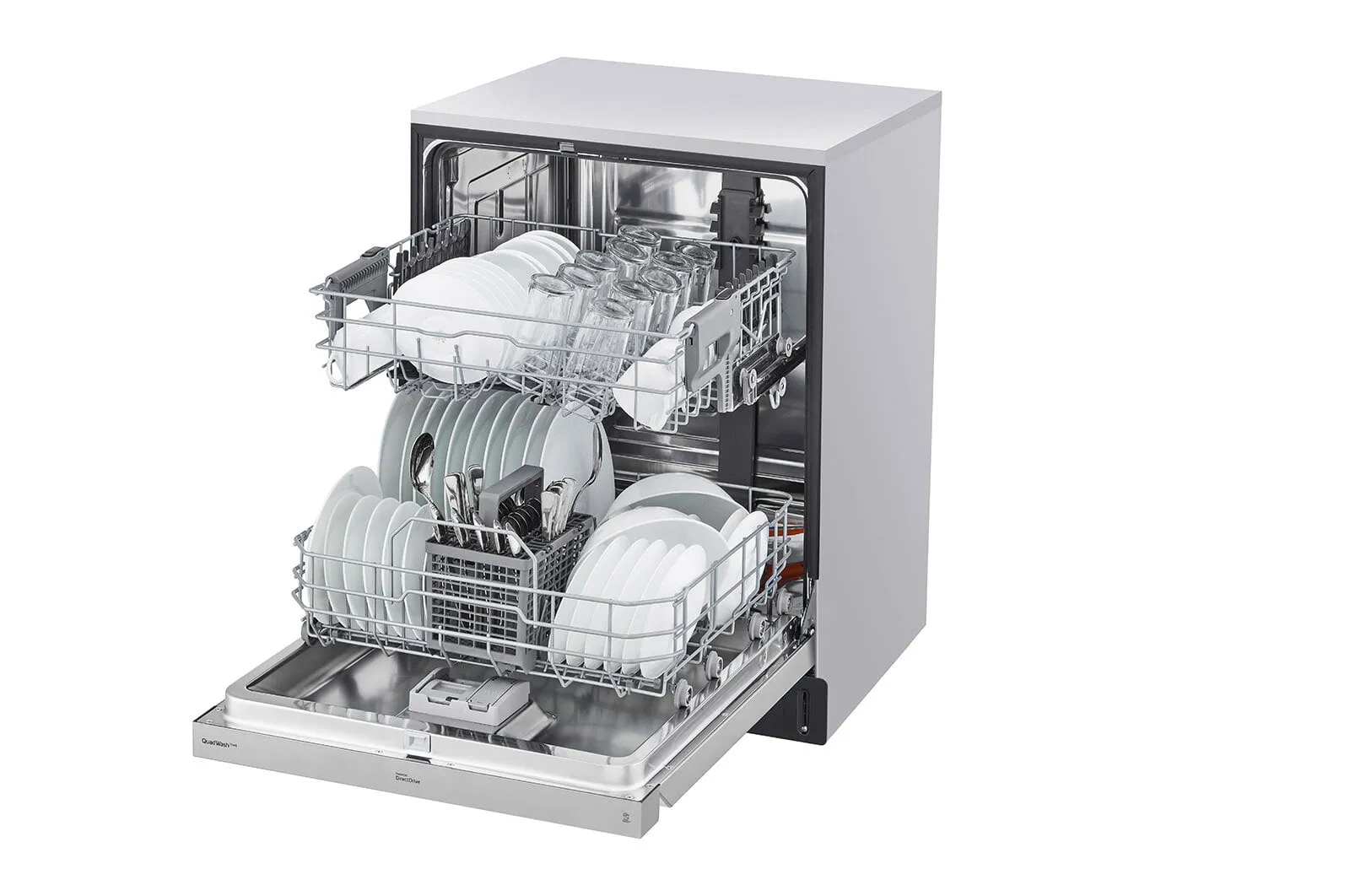 Lg ADFD5448AT Front Control Smart Wi-Fi Enabled Dishwasher With Quadwash&#8482;