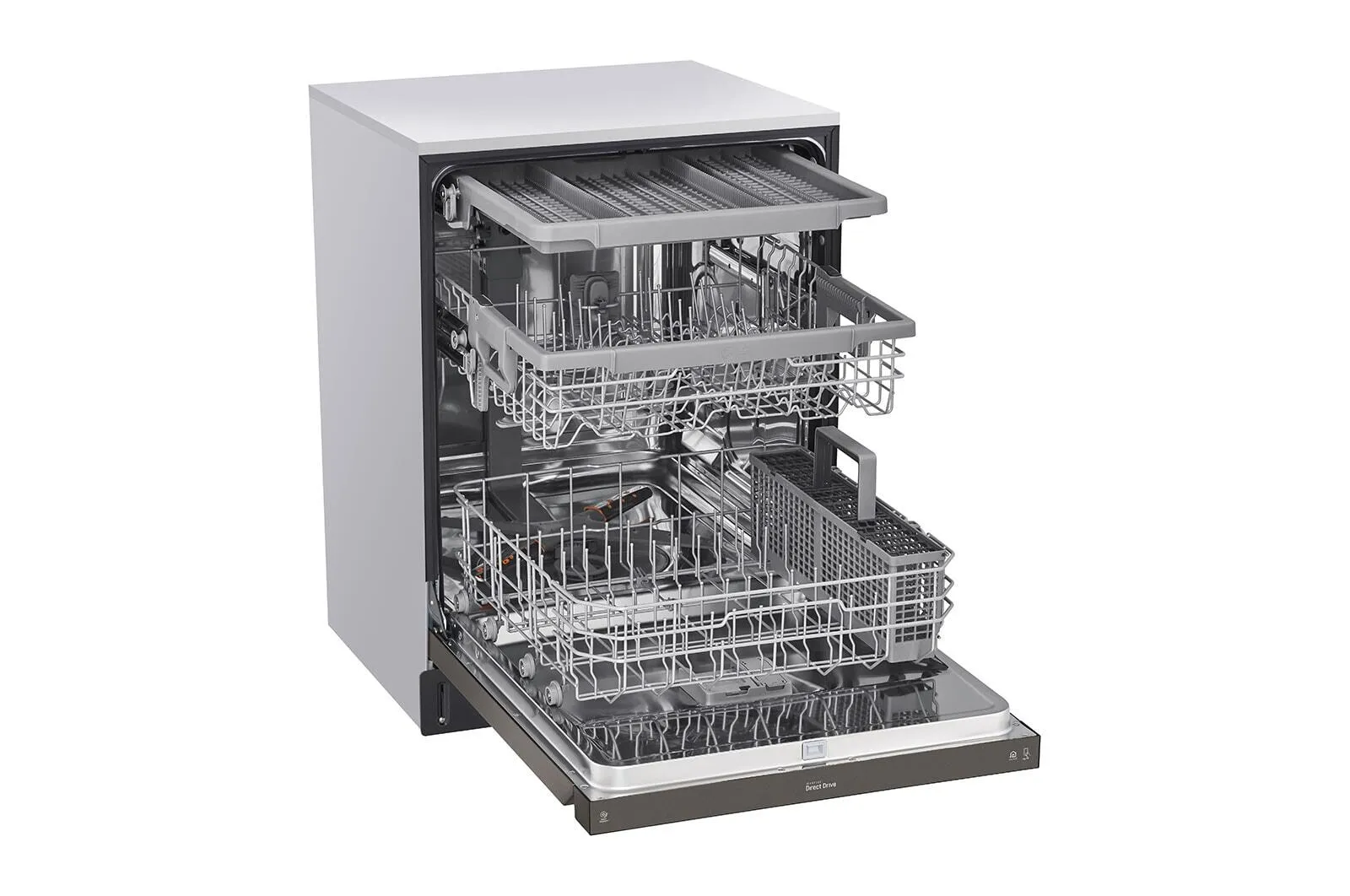 Lg LDFN4542D Front Control Dishwasher With Quadwash&#8482; And 3Rd Rack