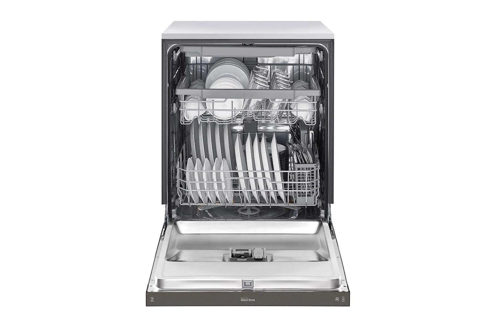 Lg LDFN4542D Front Control Dishwasher With Quadwash&#8482; And 3Rd Rack